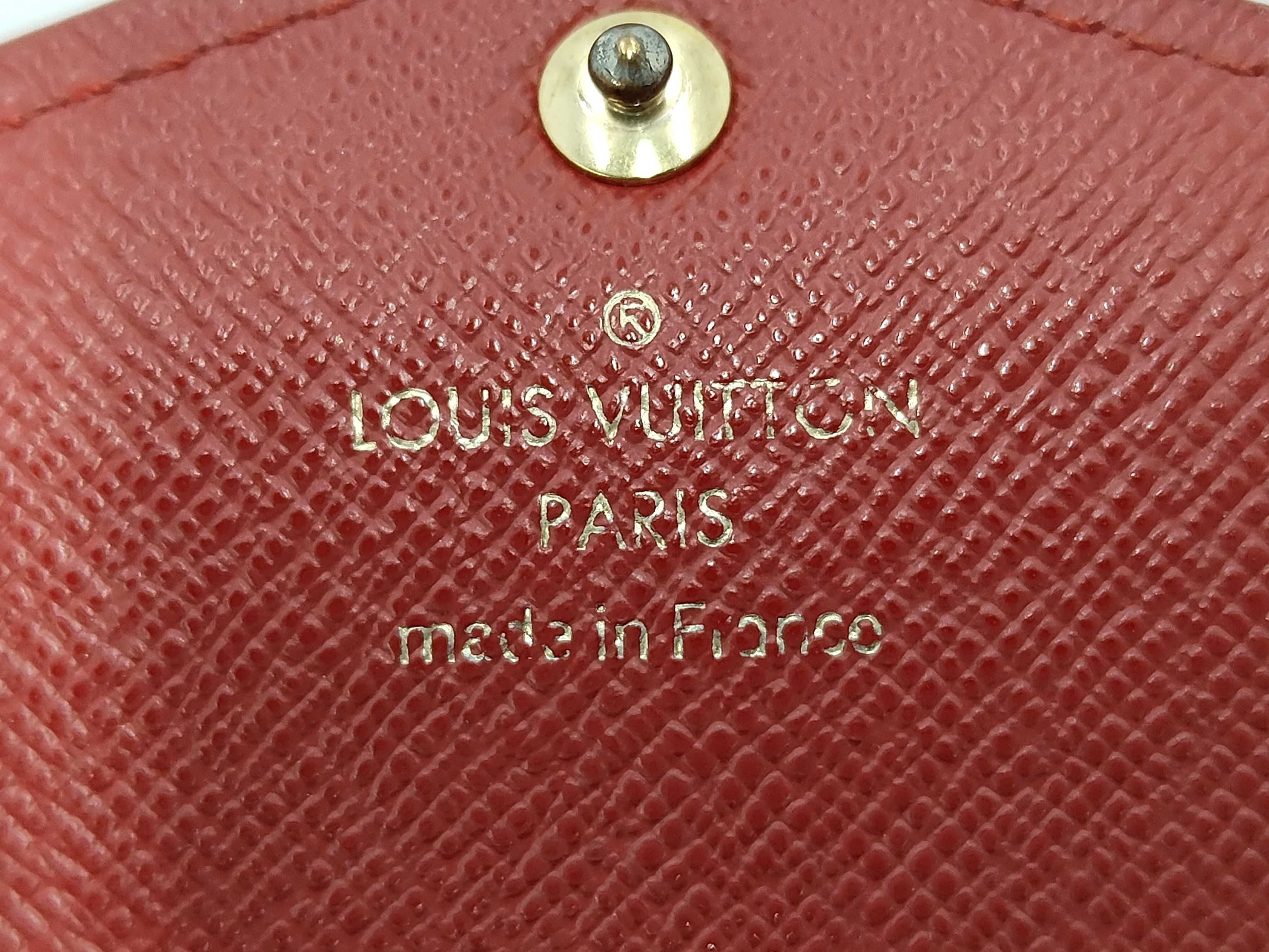 Monogram Louis Vuitton Monogram Portefeuille Sarah Retiro Cerise MI2177 Wallet — view 12