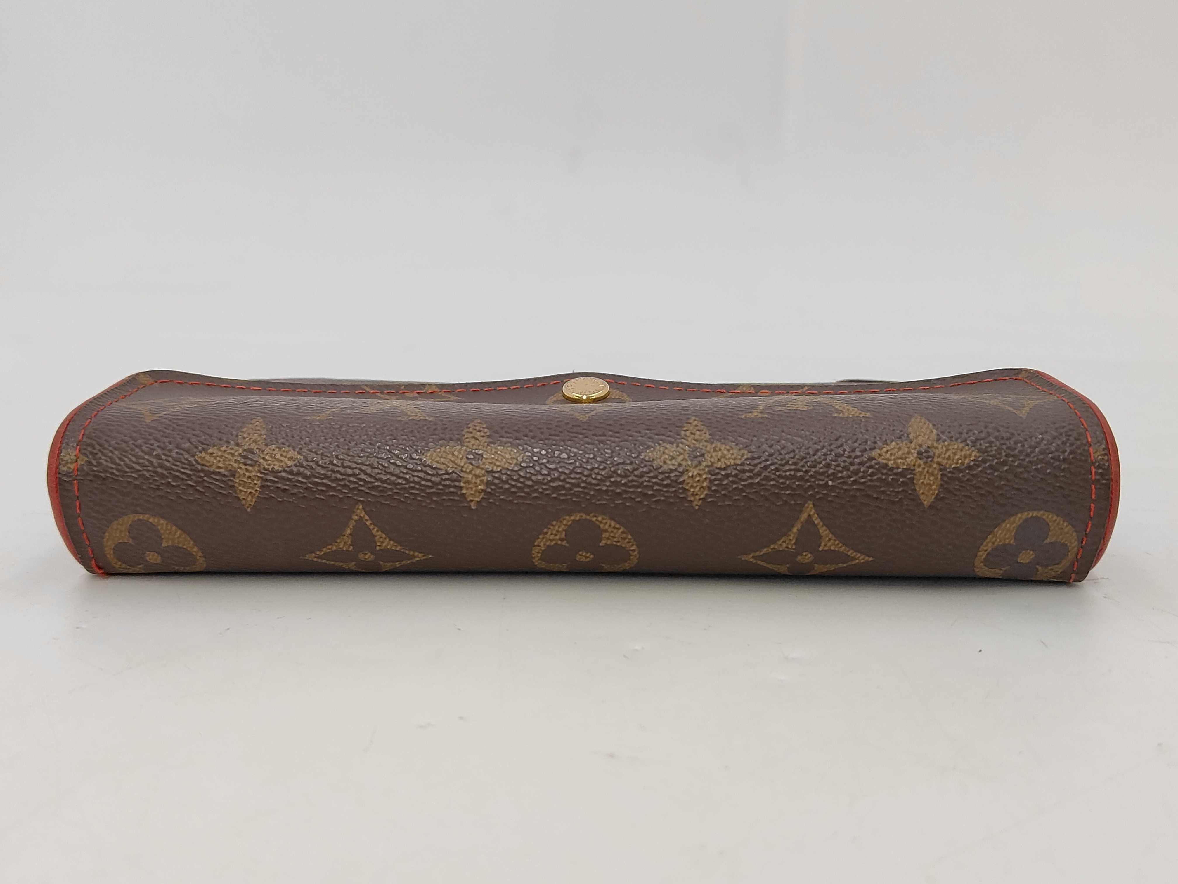 Monogram Louis Vuitton Monogram Portefeuille Sarah Retiro Cerise MI2177 Wallet — view 5