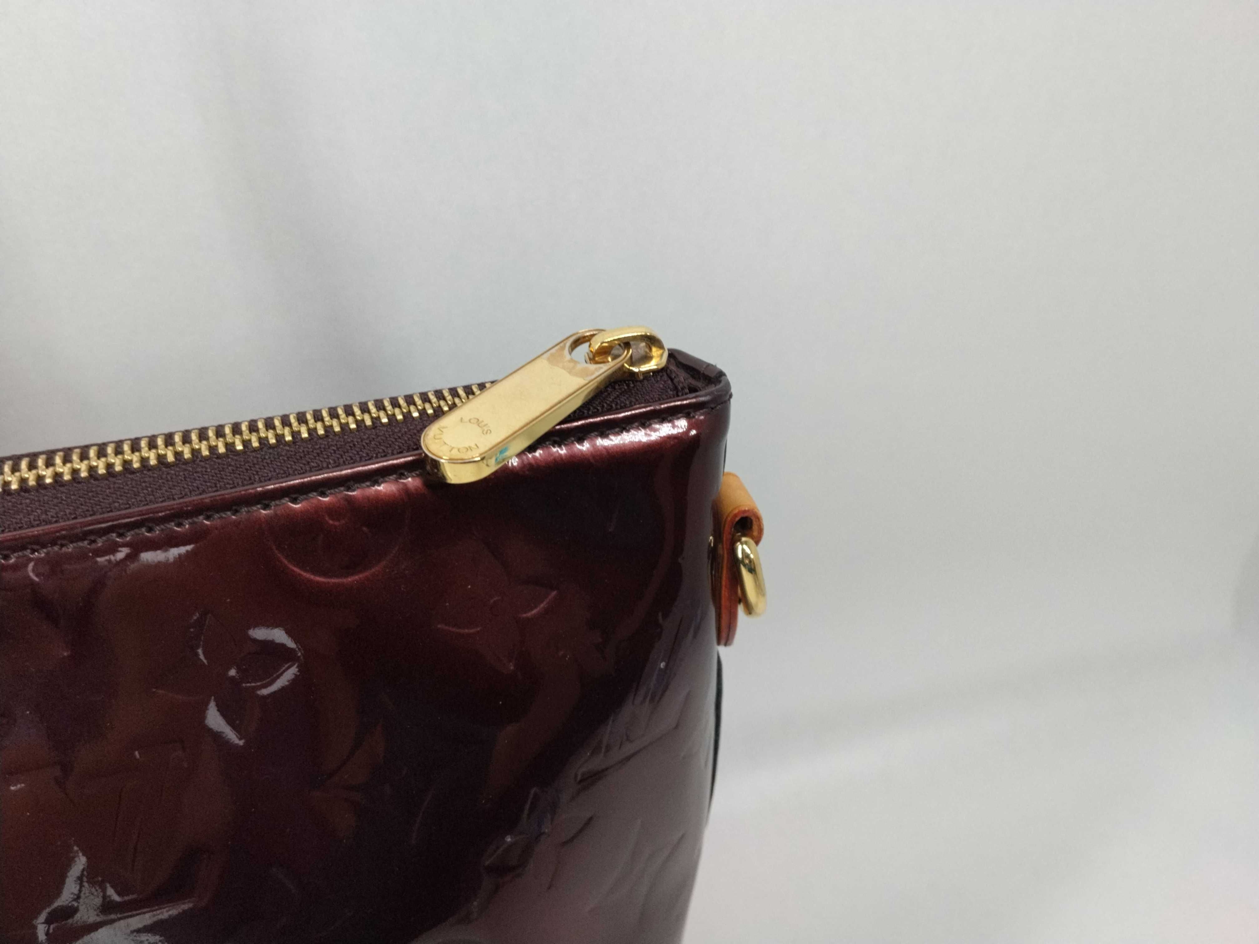 Vernis Louis Vuitton Monogram Vernis Bellevue GM M93589 Amarante Tote Bag — view 5