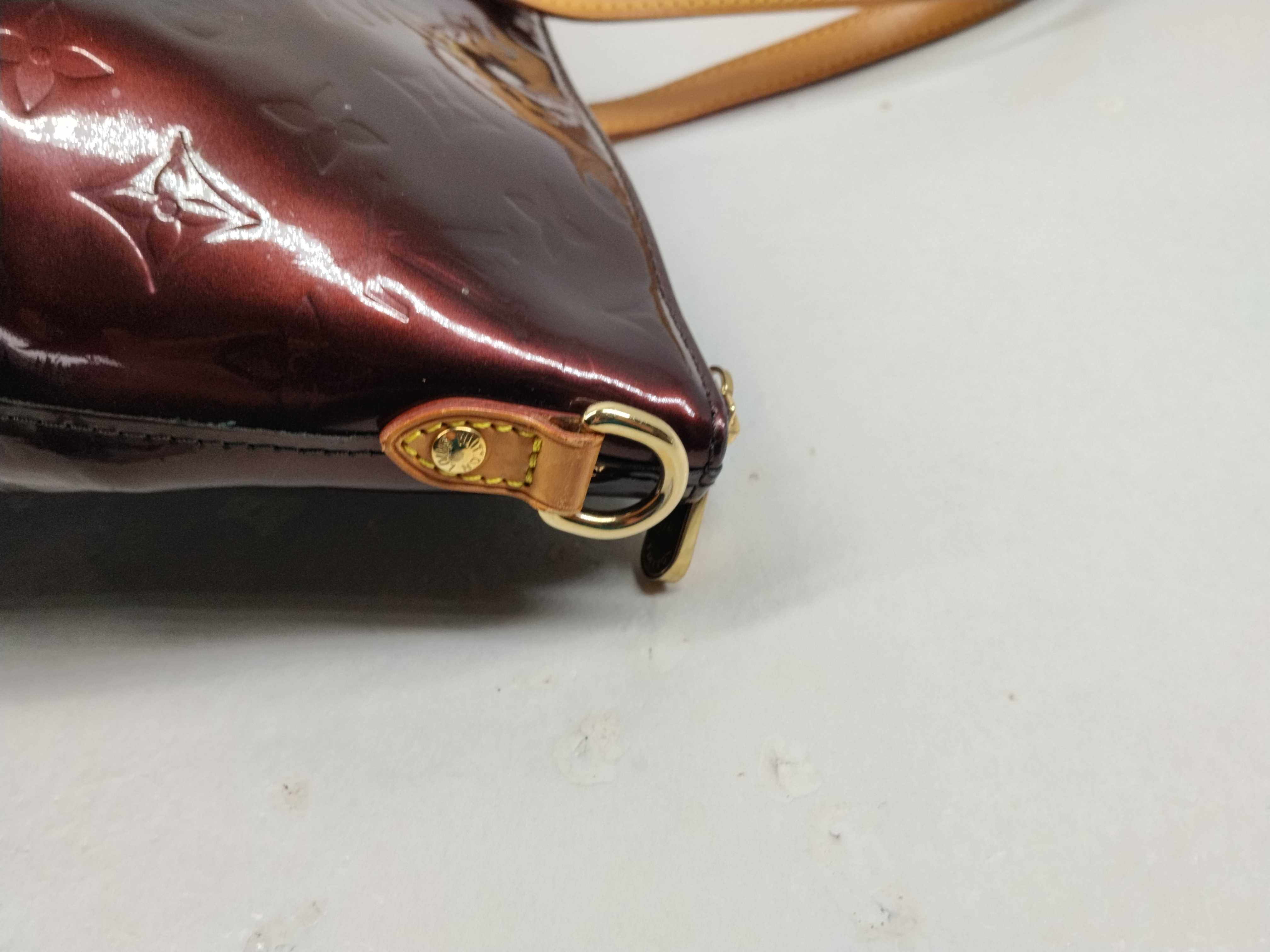 Vernis Louis Vuitton Monogram Vernis Bellevue GM M93589 Amarante Tote Bag — view 8