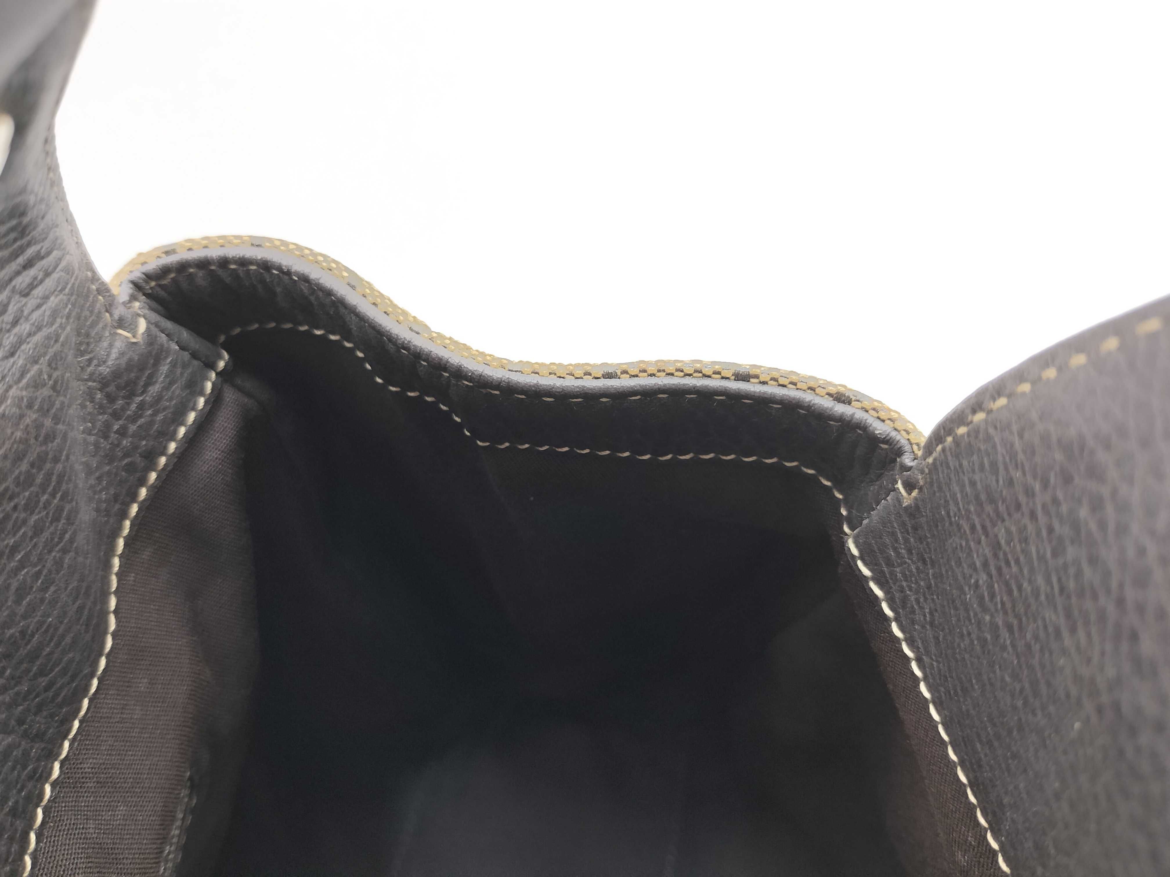 GG Crystal Brown Crystal Leather GG Monogram Underarm Bag Handbag — view 13