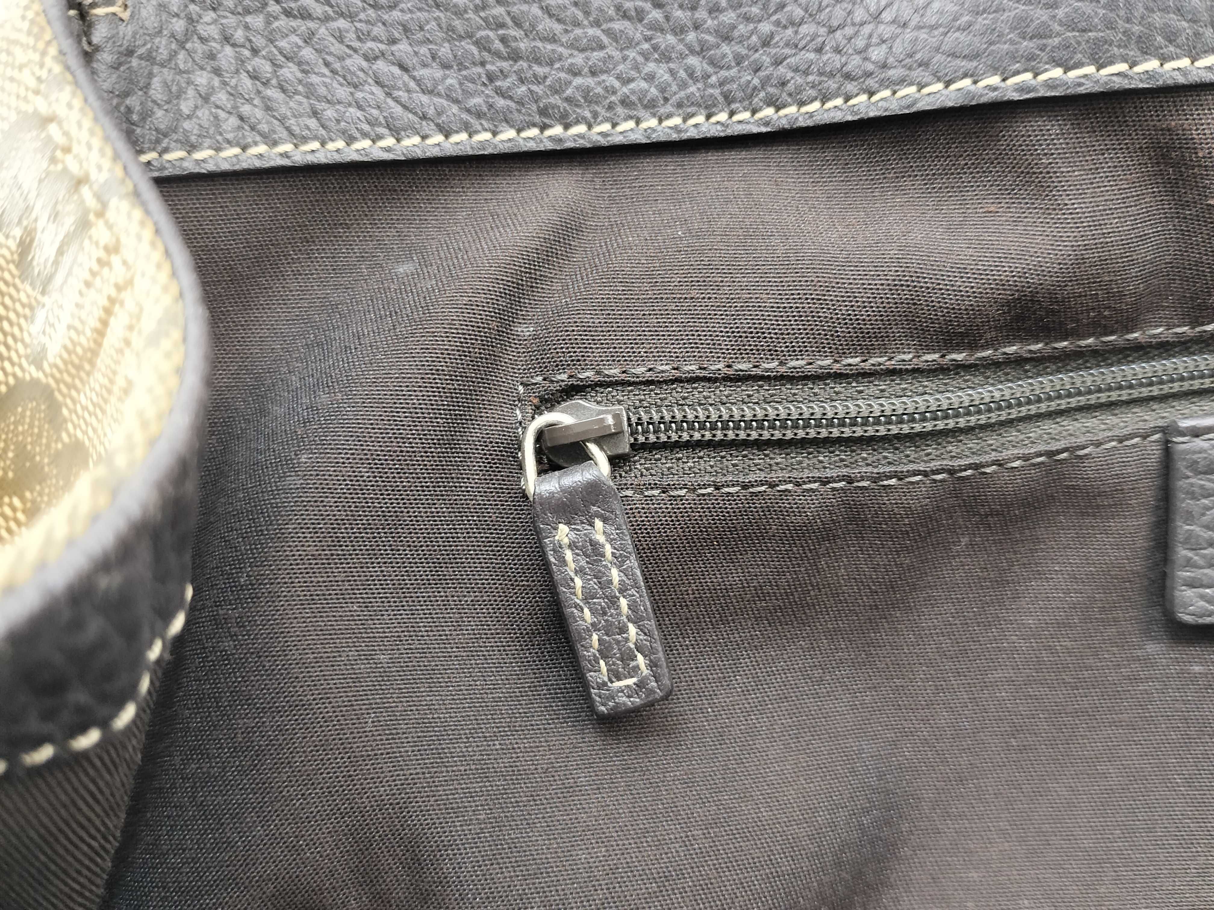 GG Crystal Brown Crystal Leather GG Monogram Underarm Bag Handbag — view 15