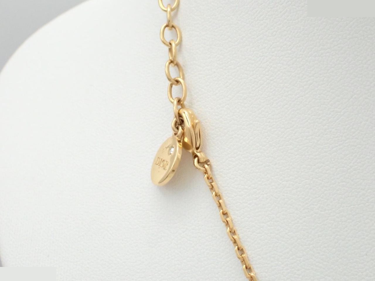 logo rhinestone necklace, GP box — view 2