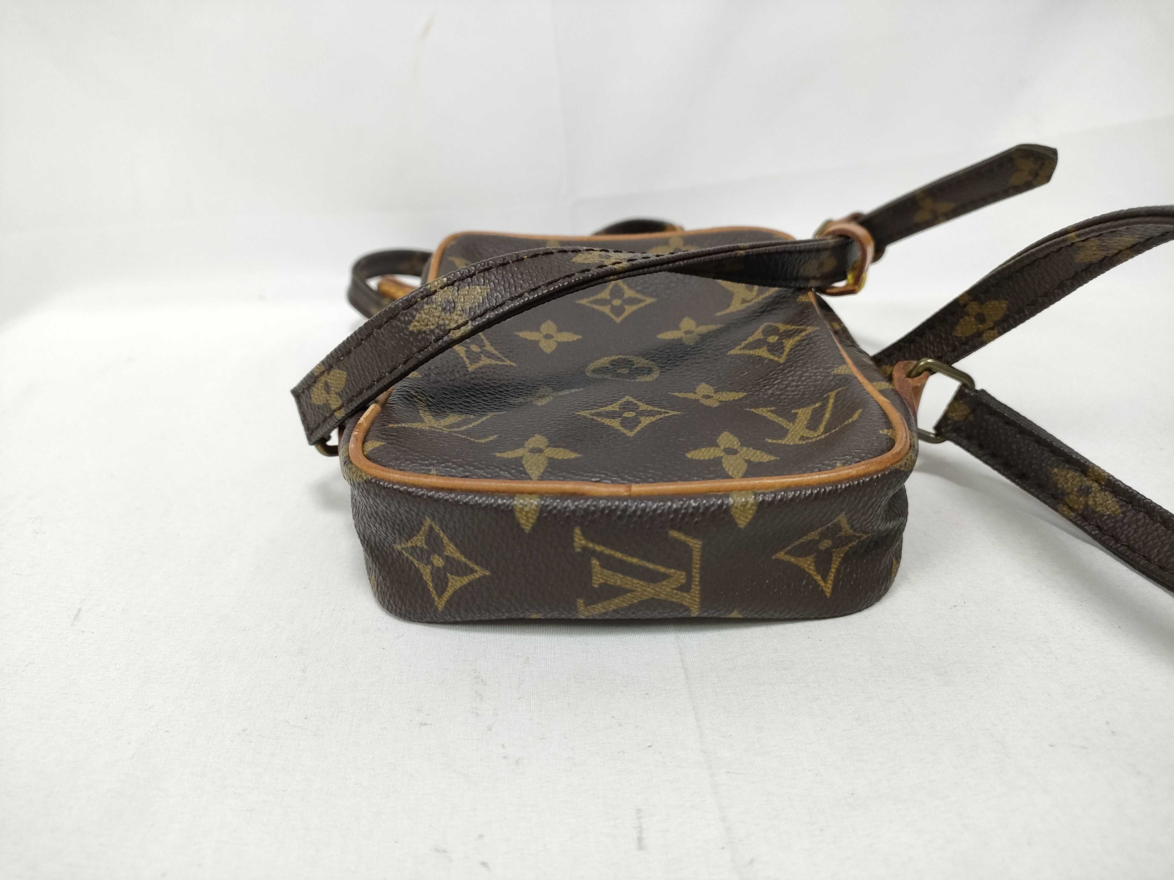 Monogram Mini Danube M45268 Brown 8909SL Shoulder Bag — view 3
