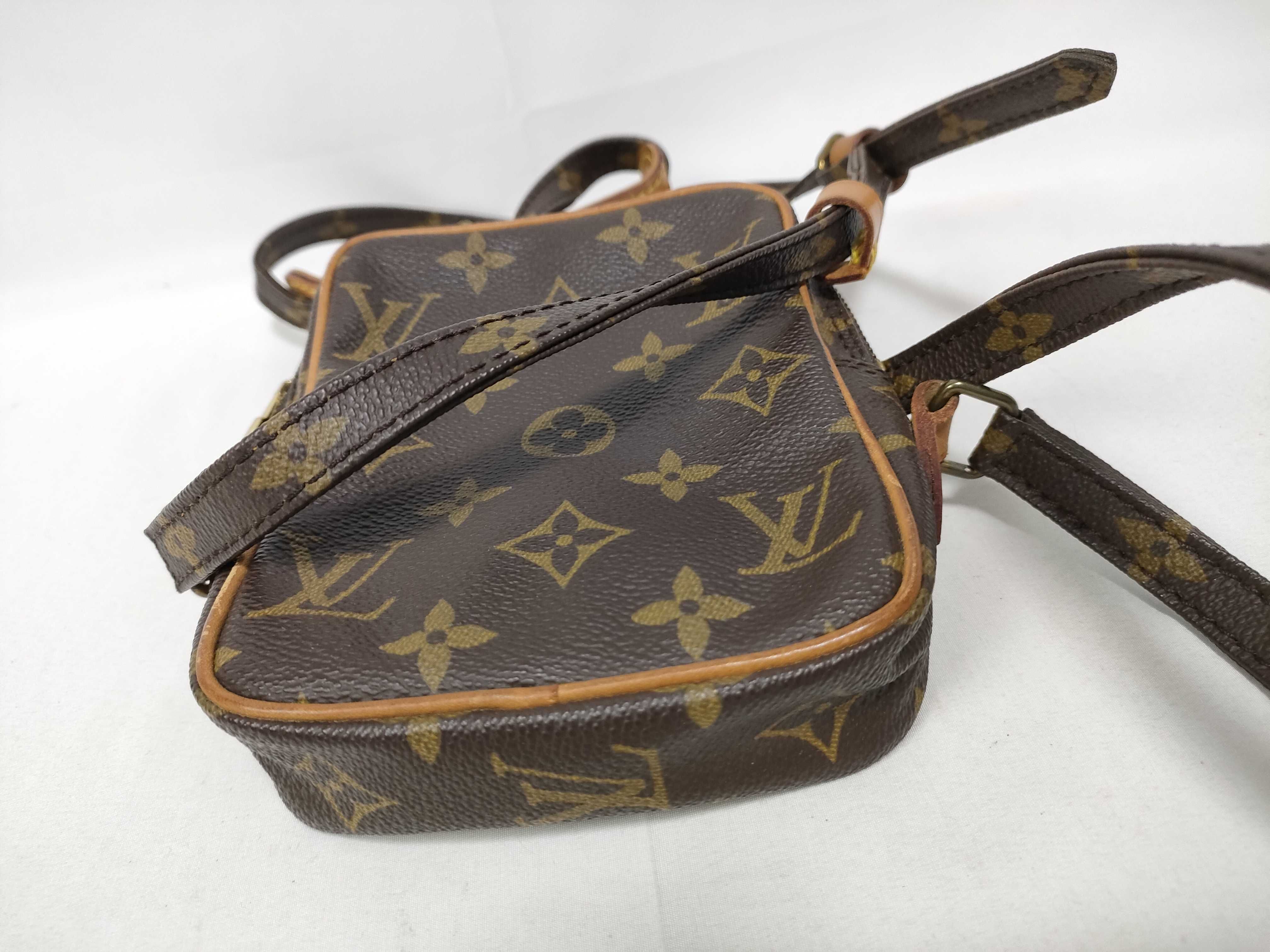 Monogram Mini Danube M45268 Brown 8909SL Shoulder Bag — view 4