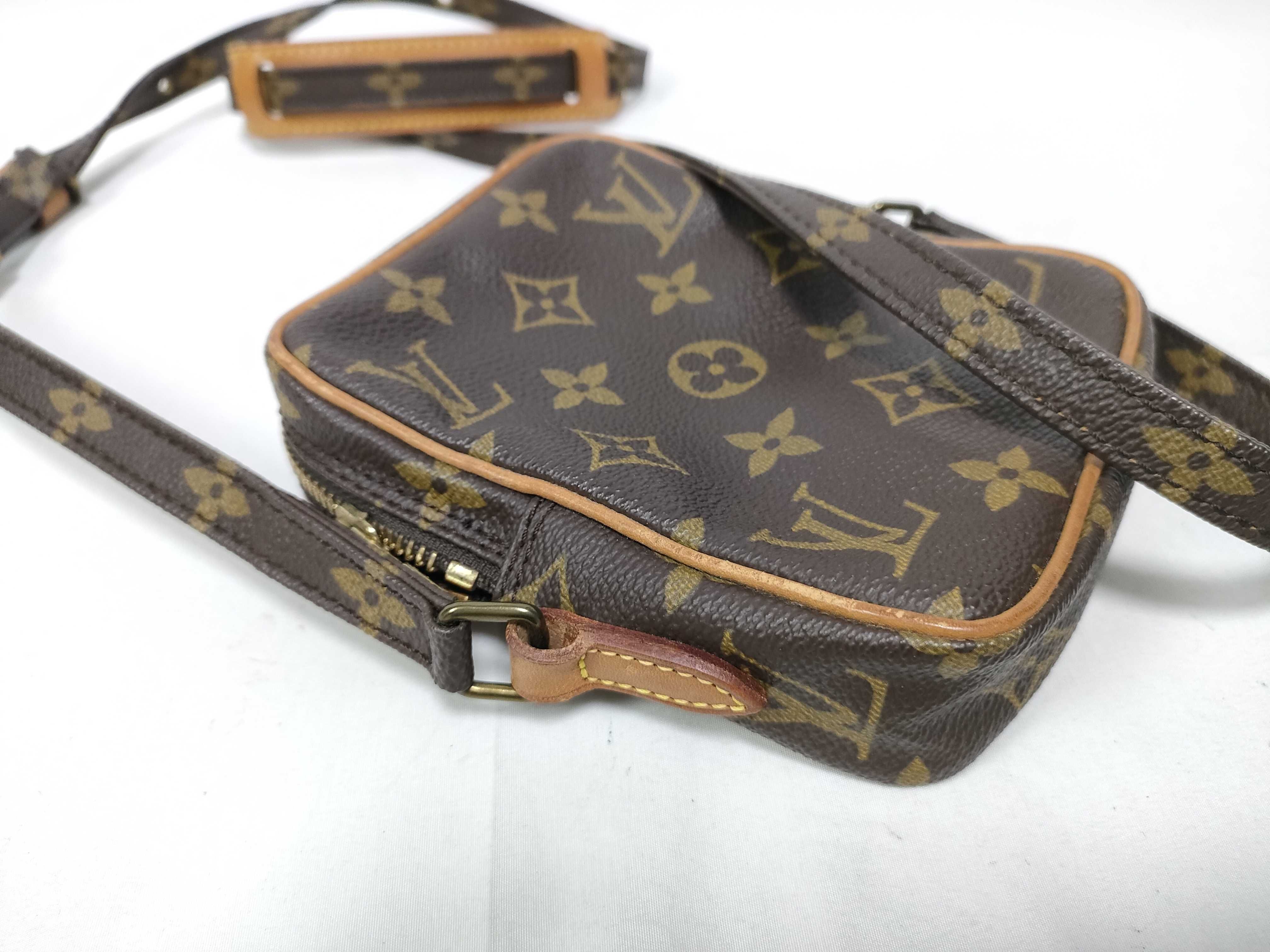 Monogram Mini Danube M45268 Brown 8909SL Shoulder Bag — view 5
