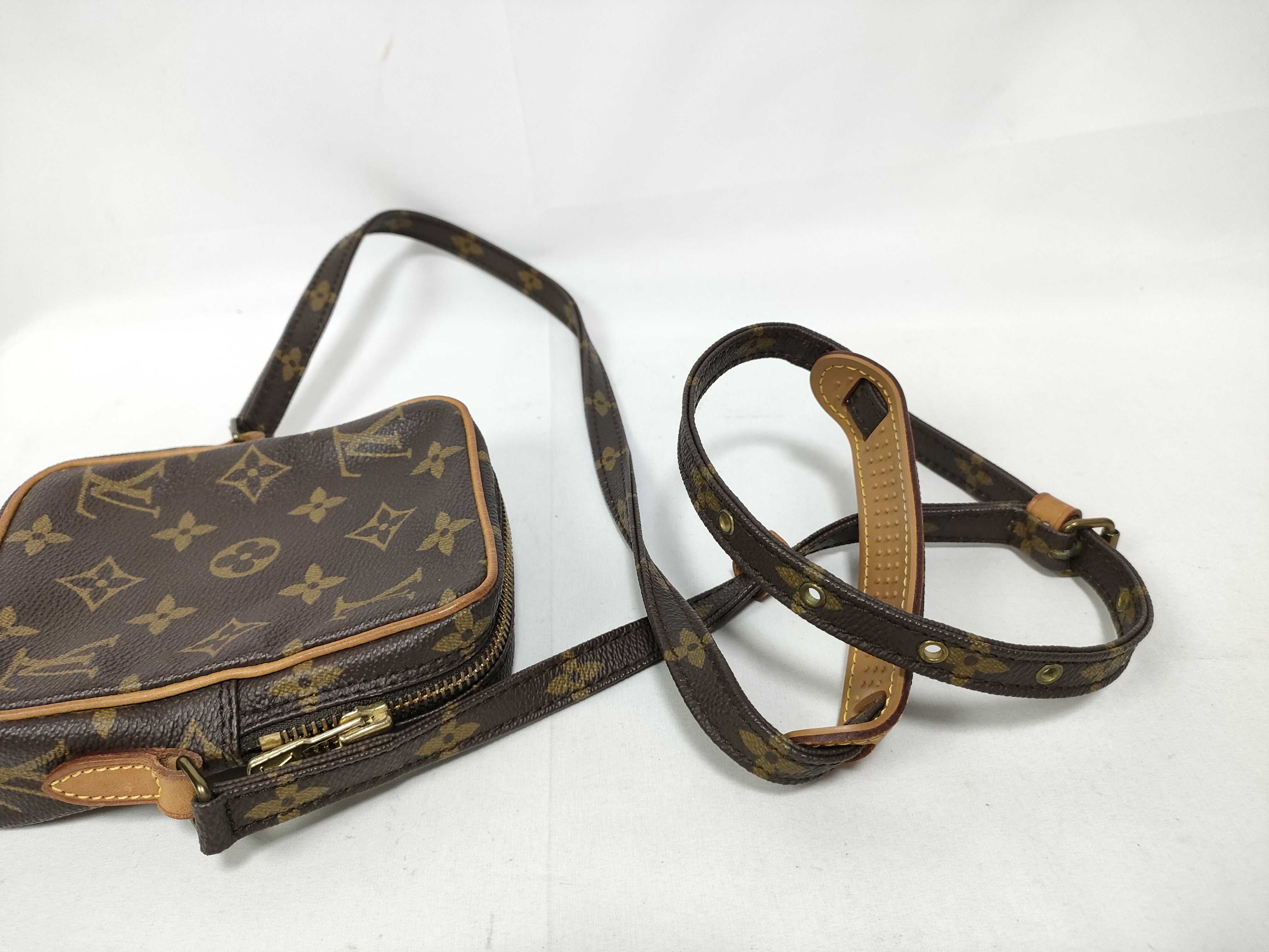 Monogram Mini Danube M45268 Brown 8909SL Shoulder Bag — view 9