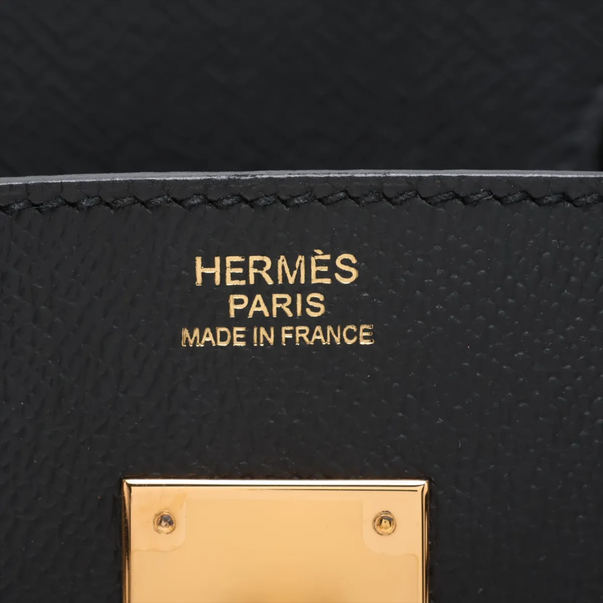 [Individually packaged] Hermes Birkin 30 Letournée Veau Epsom Black Gold Hardware A: 2017 — view 10
