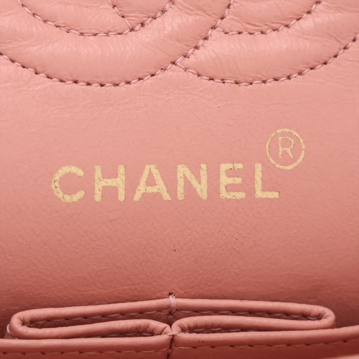 Matelassé 23 Small Suede Double Flap Double Chain Bag, Pink with Gold Hardware, 3300160, Series 3, A01113 — view 11