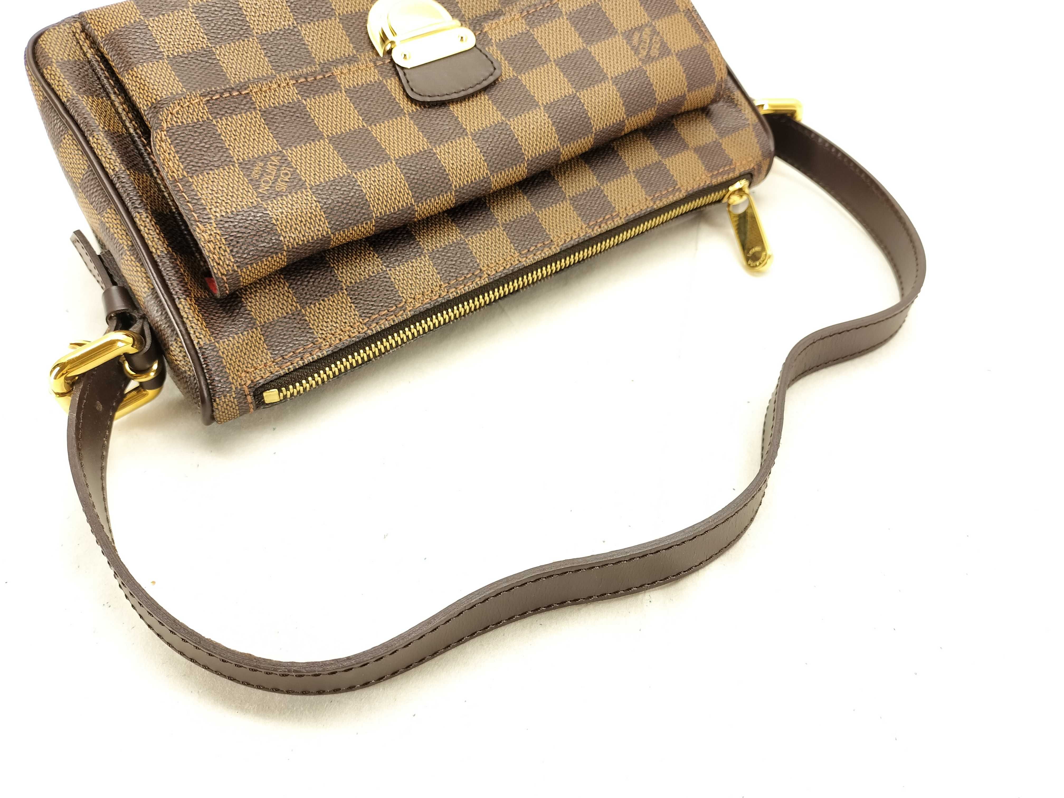 Damier Ravello GM N60006 VI1079 Brown Shoulder Bag — view 3