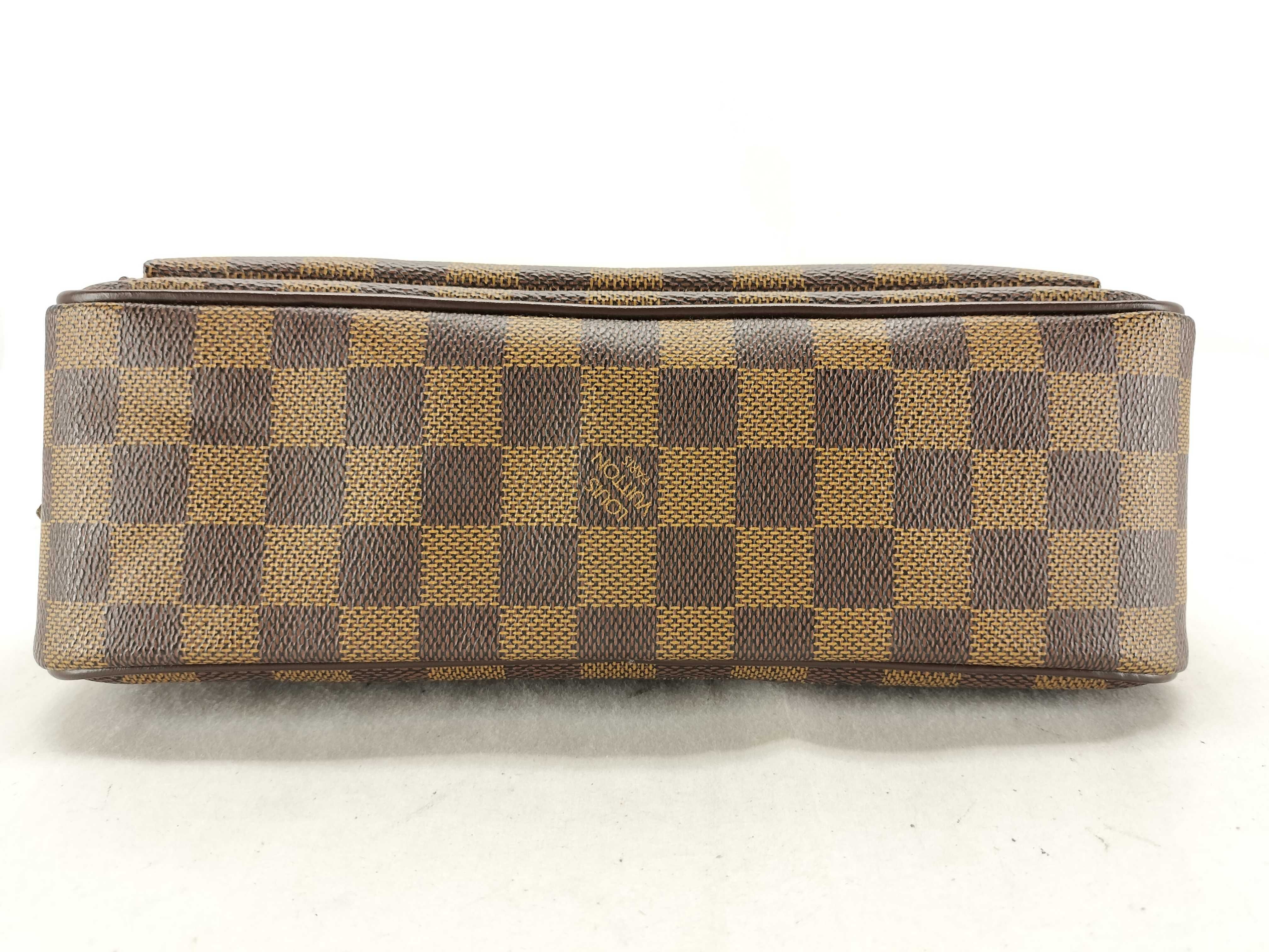 Damier Ravello GM N60006 VI1079 Brown Shoulder Bag — view 7