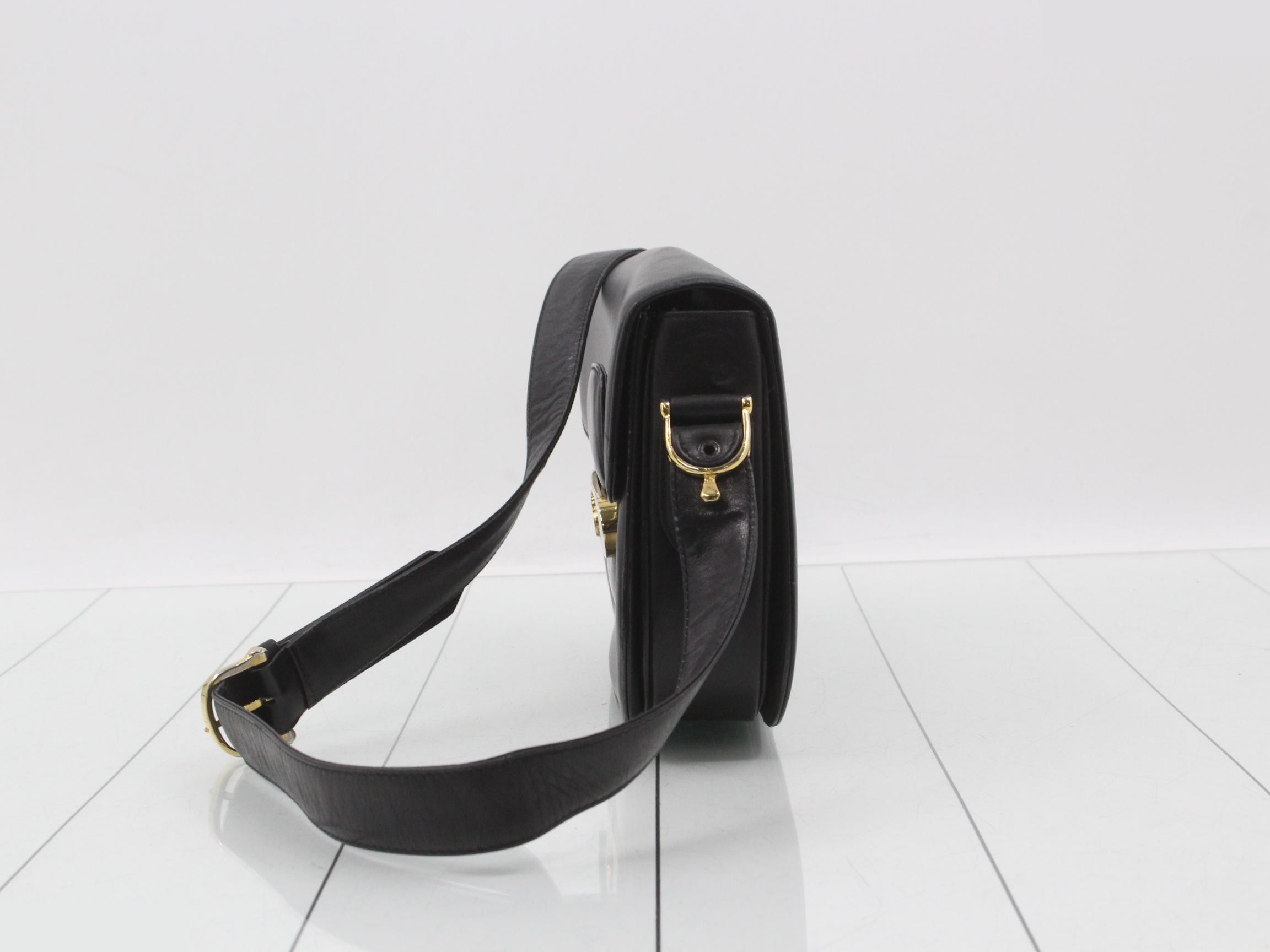 Shoulder bag with carriage hardware — view 3