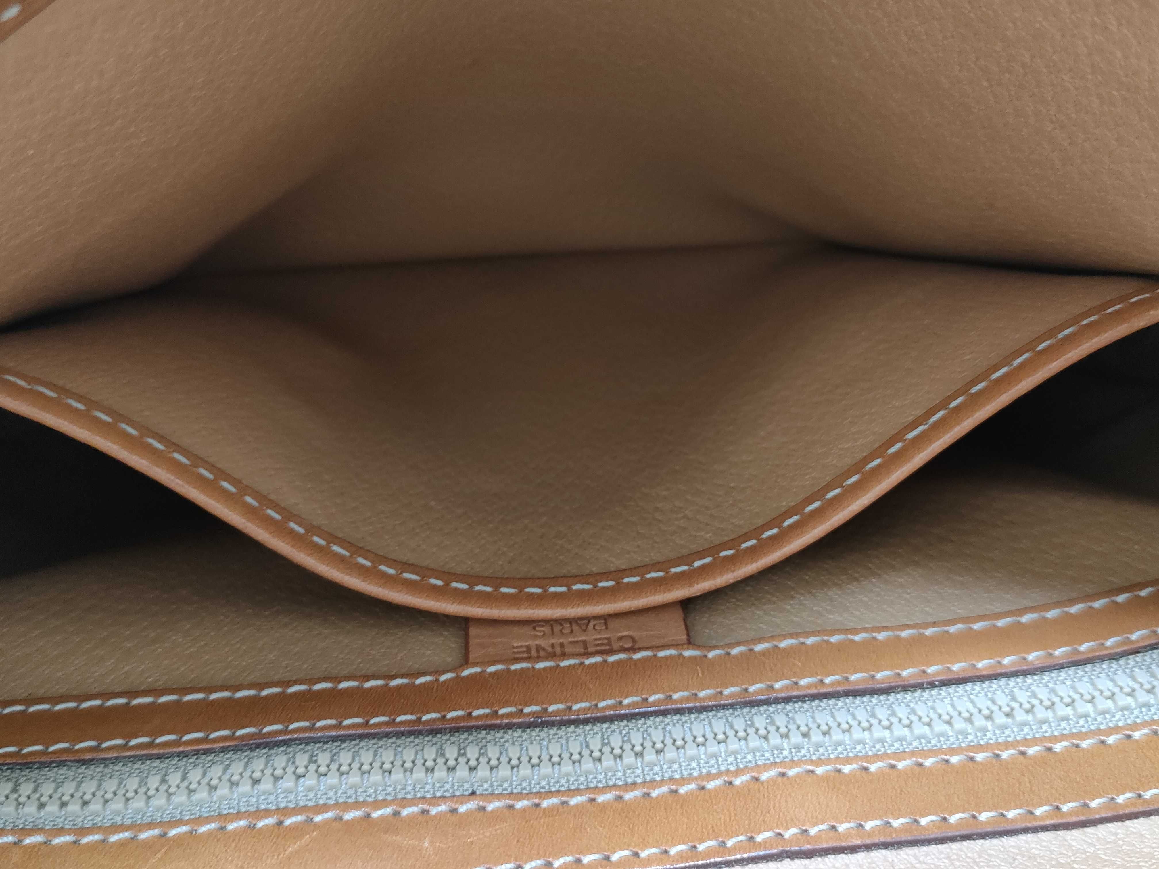 Brown Macadam Pattern Vintage 2-Way Bag Handbag — view 11