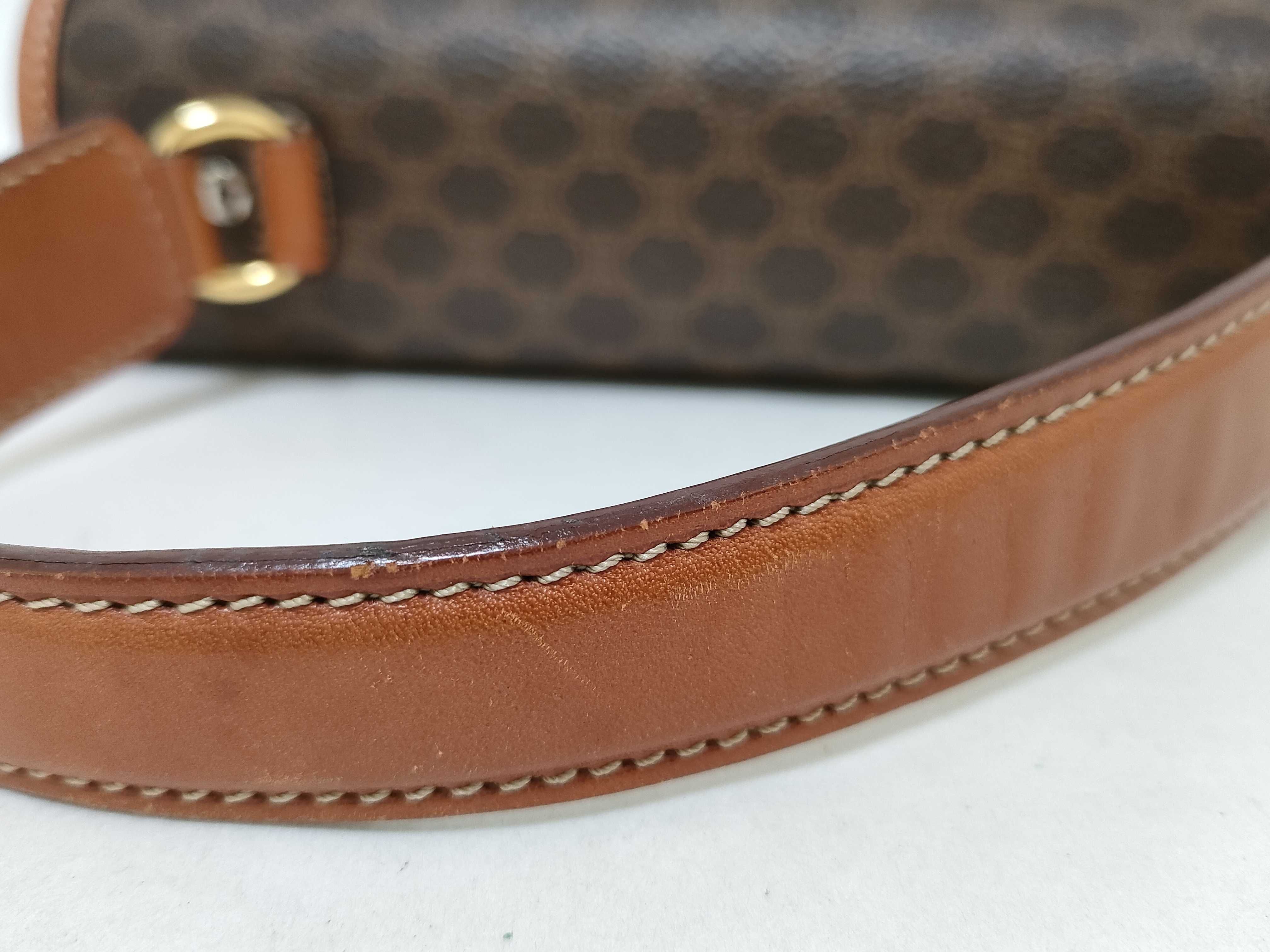 Brown Macadam Pattern Vintage 2-Way Bag Handbag — view 4