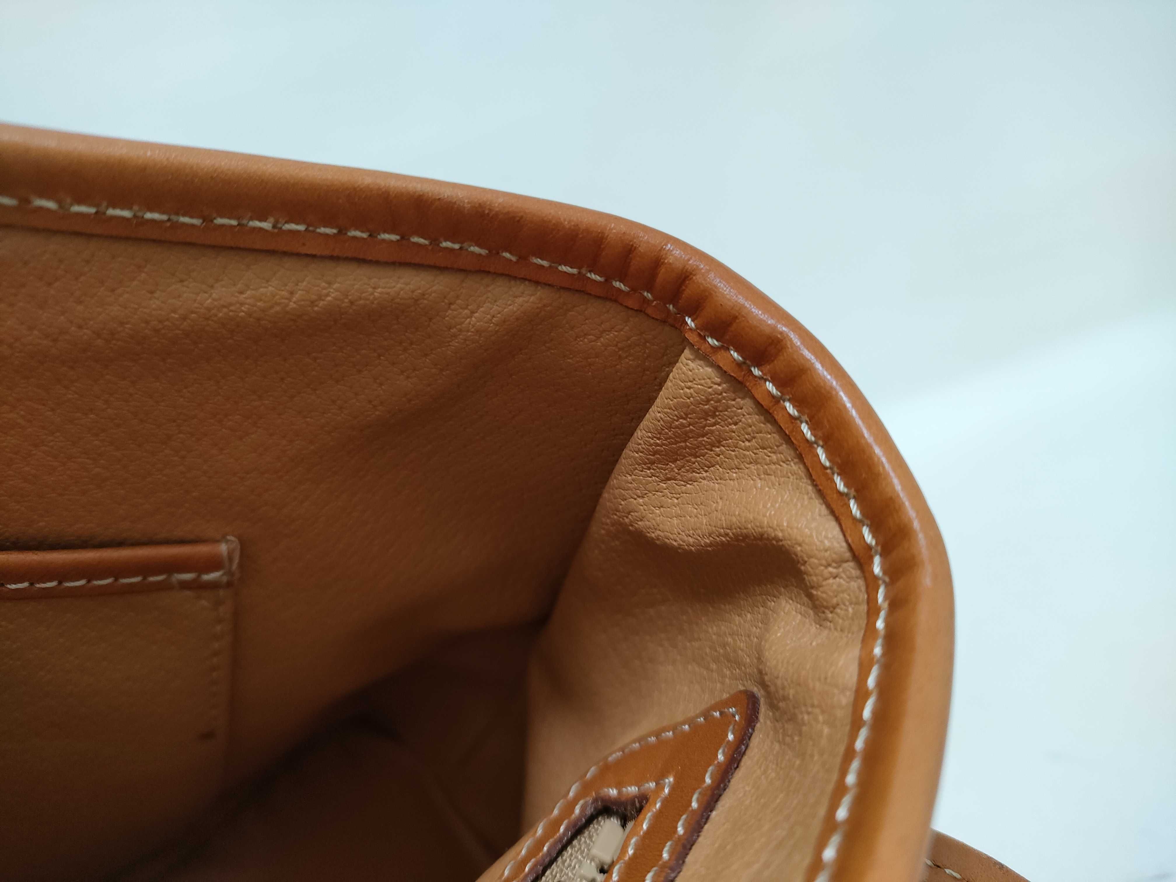 Brown Macadam Pattern Vintage 2-Way Bag Handbag — view 9