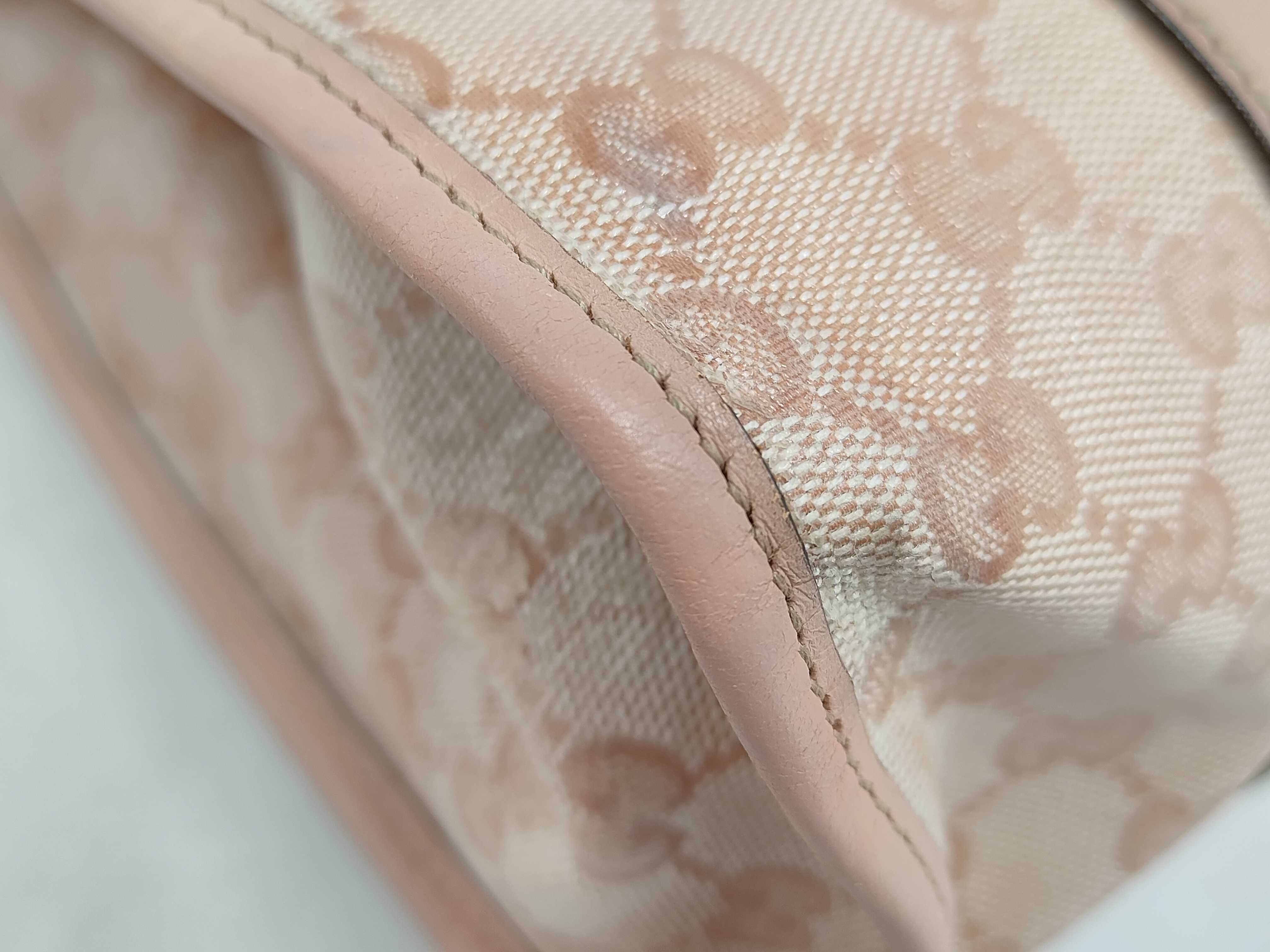 Pink Crystal Leather GG Monogram Jackie Shoulder Bag — view 3