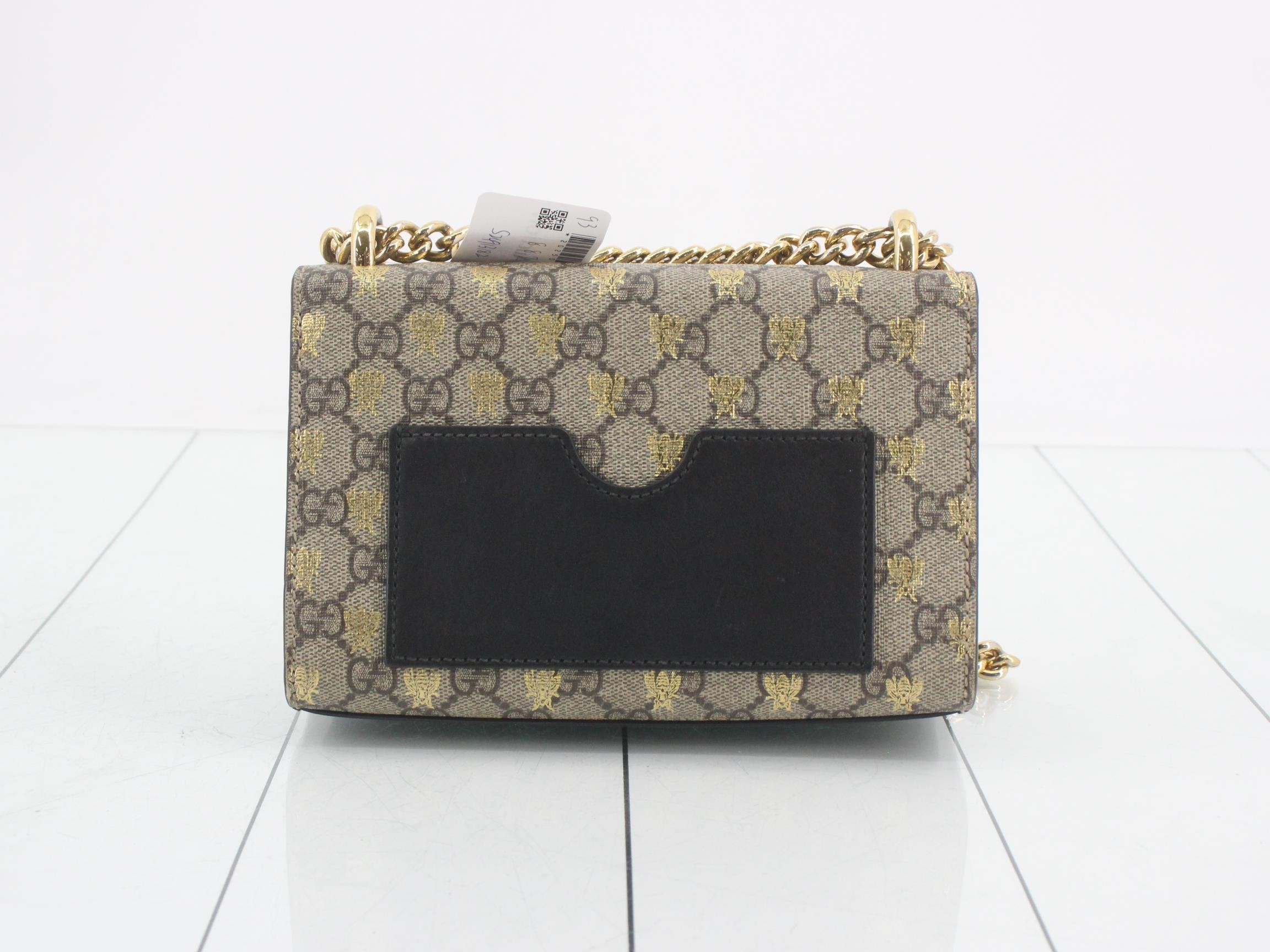 GG Supreme Padlock Bee Chain Shoulder Bag — view 2