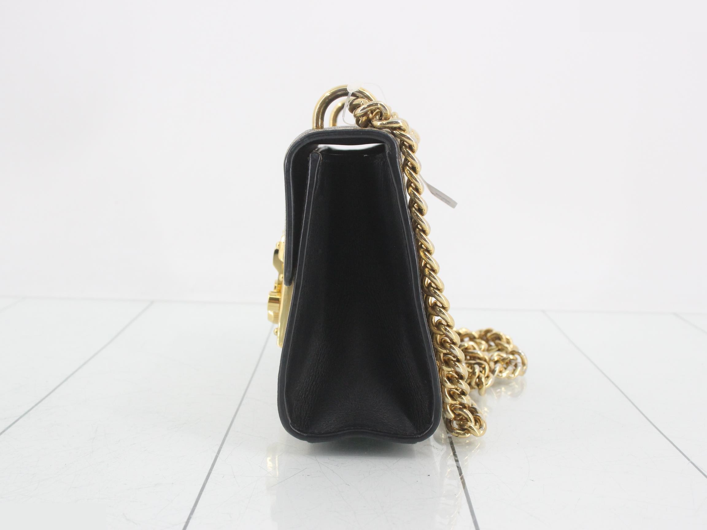GG Supreme Padlock Bee Chain Shoulder Bag — view 3