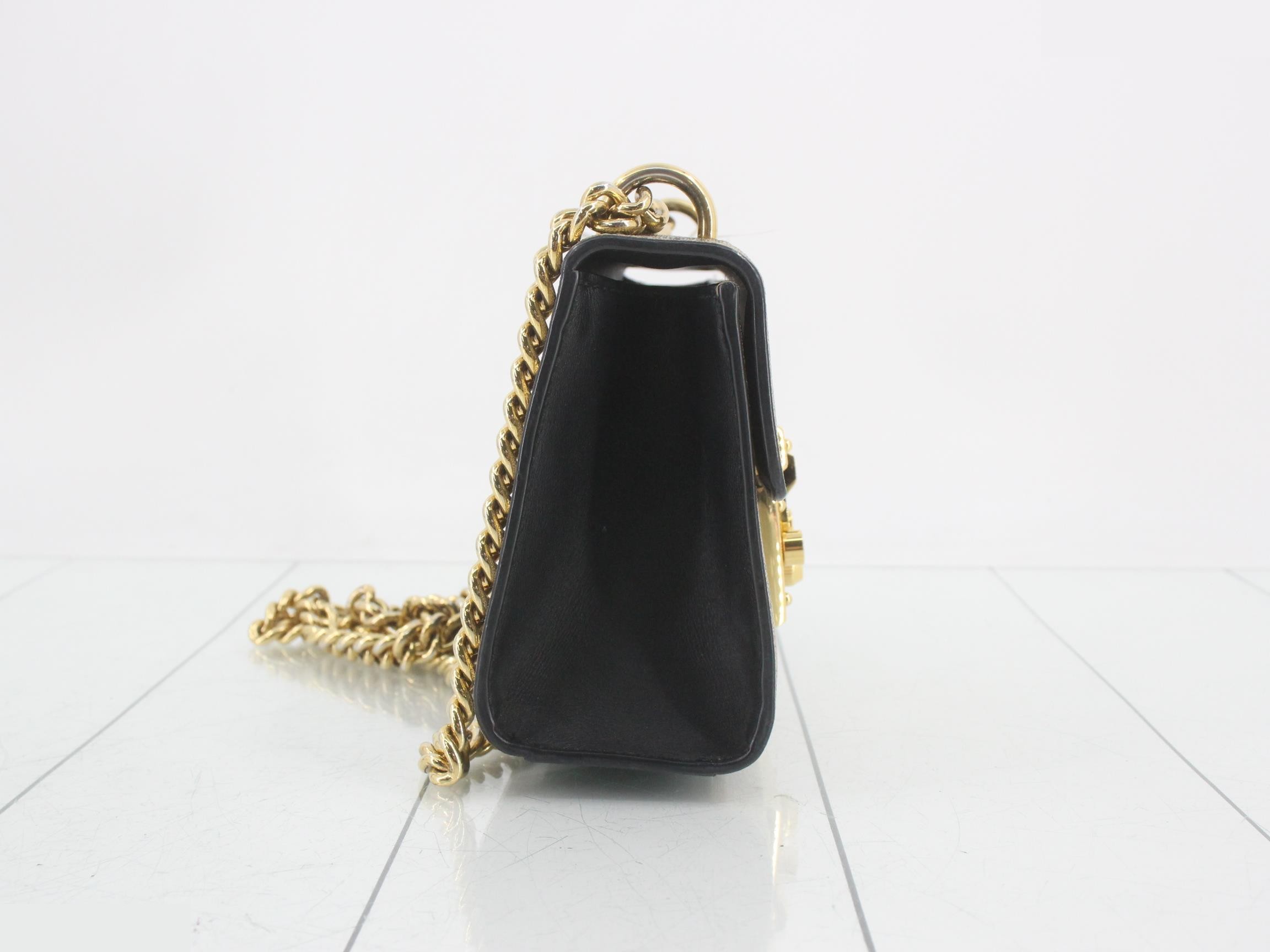 GG Supreme Padlock Bee Chain Shoulder Bag — view 4