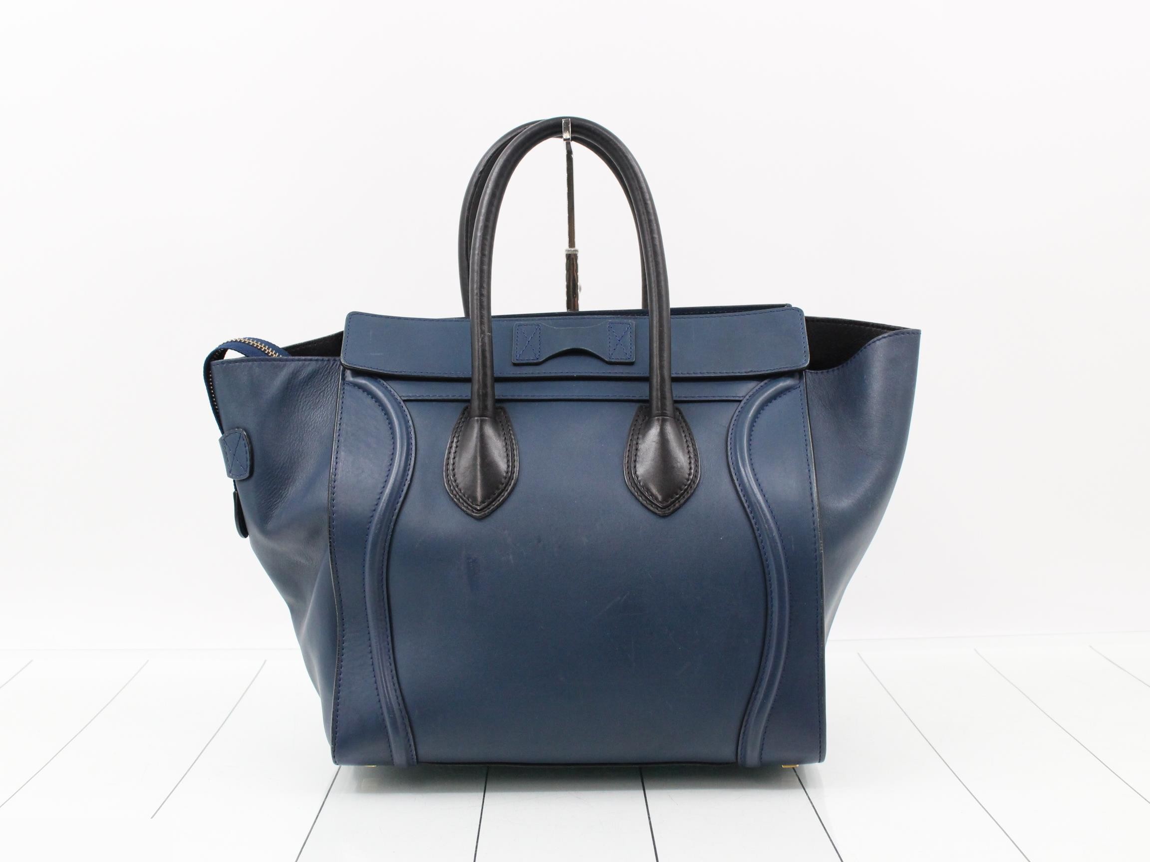 Luggage Mini Shopper Leather Tote Bag — view 2