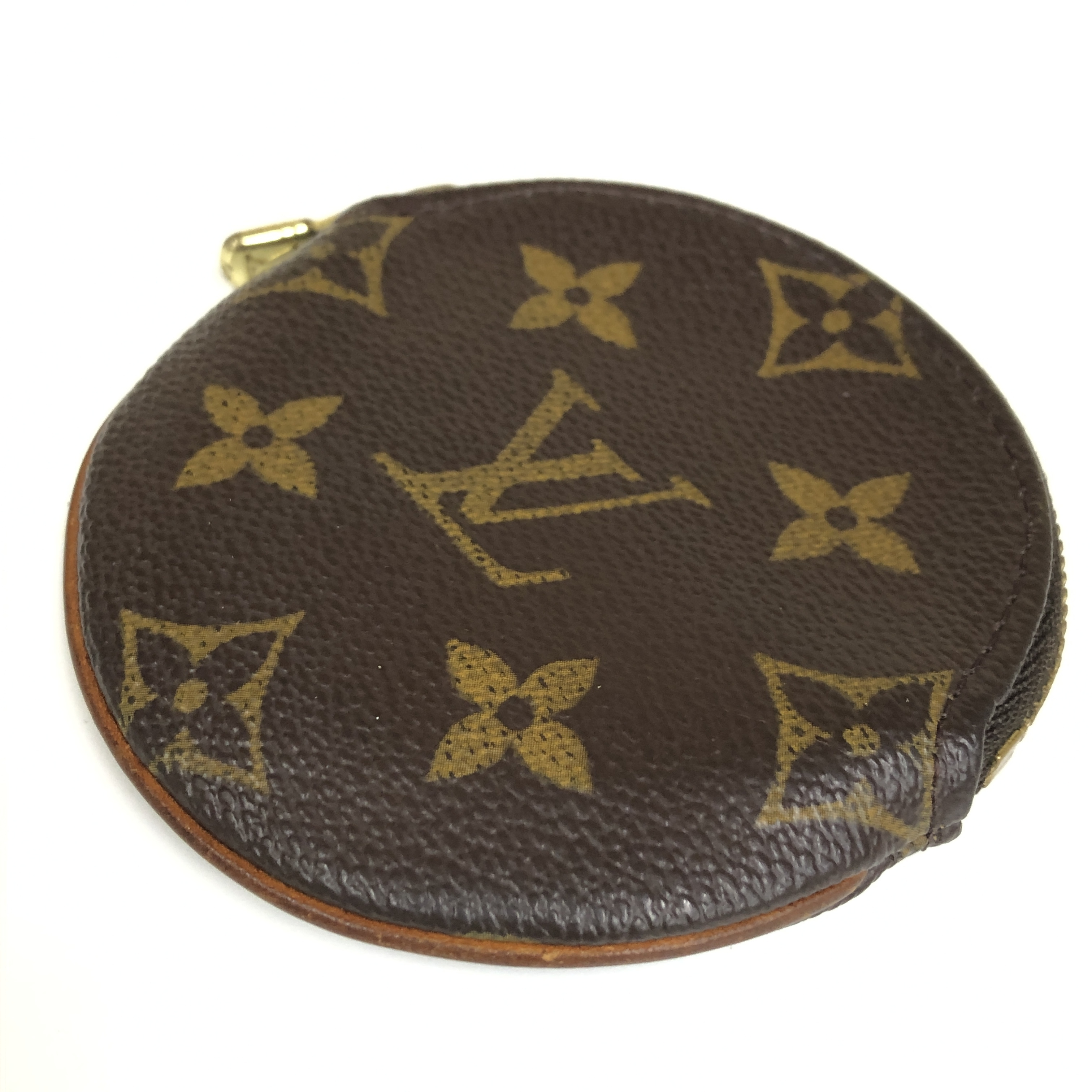 Monogram Portemonnaie Long Coin Case M61926 Round CT0063 Compact Wallet Coin Purse Made in France Coin Case — view 5