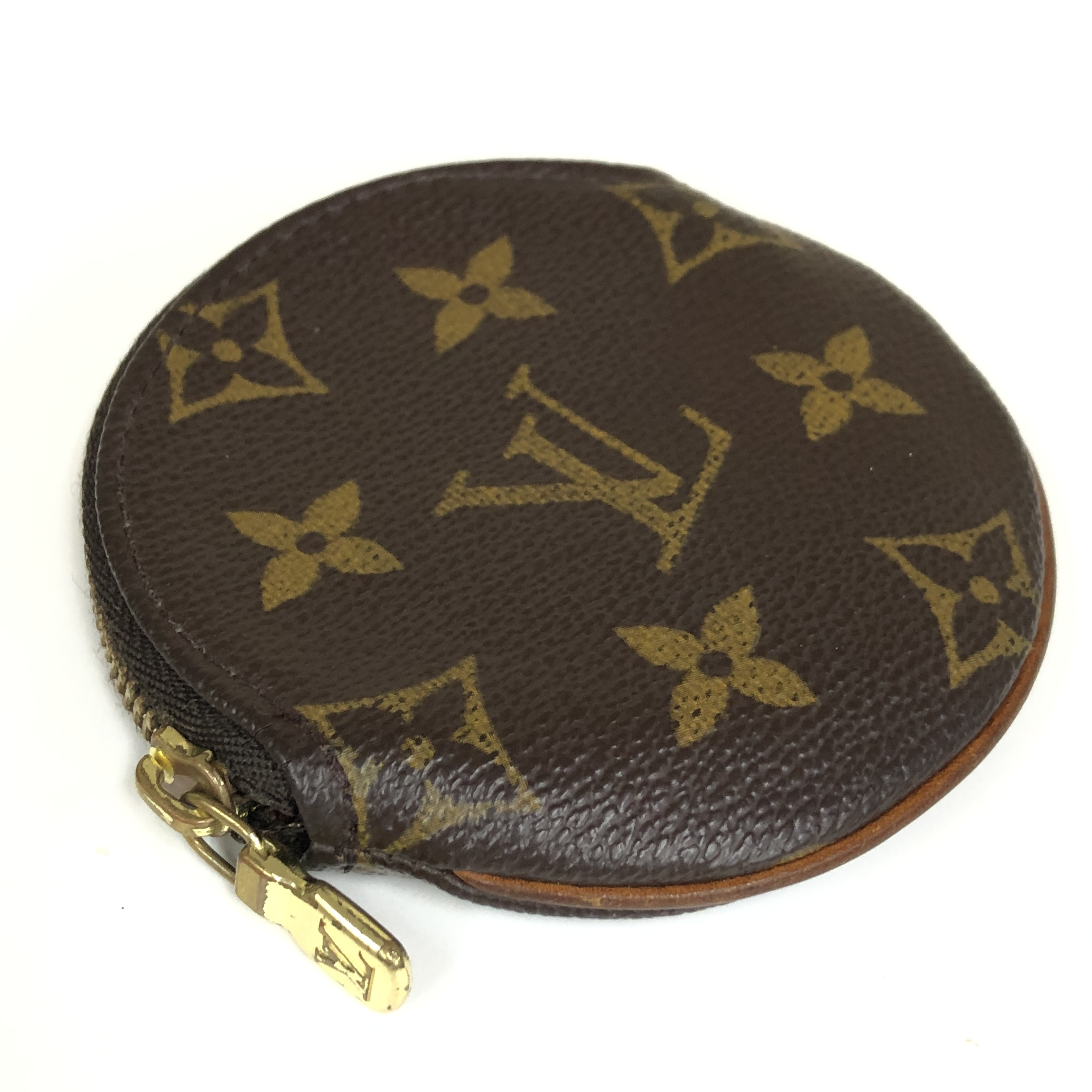 Monogram Portemonnaie Long Coin Case M61926 Round CT0063 Compact Wallet Coin Purse Made in France Coin Case — view 6