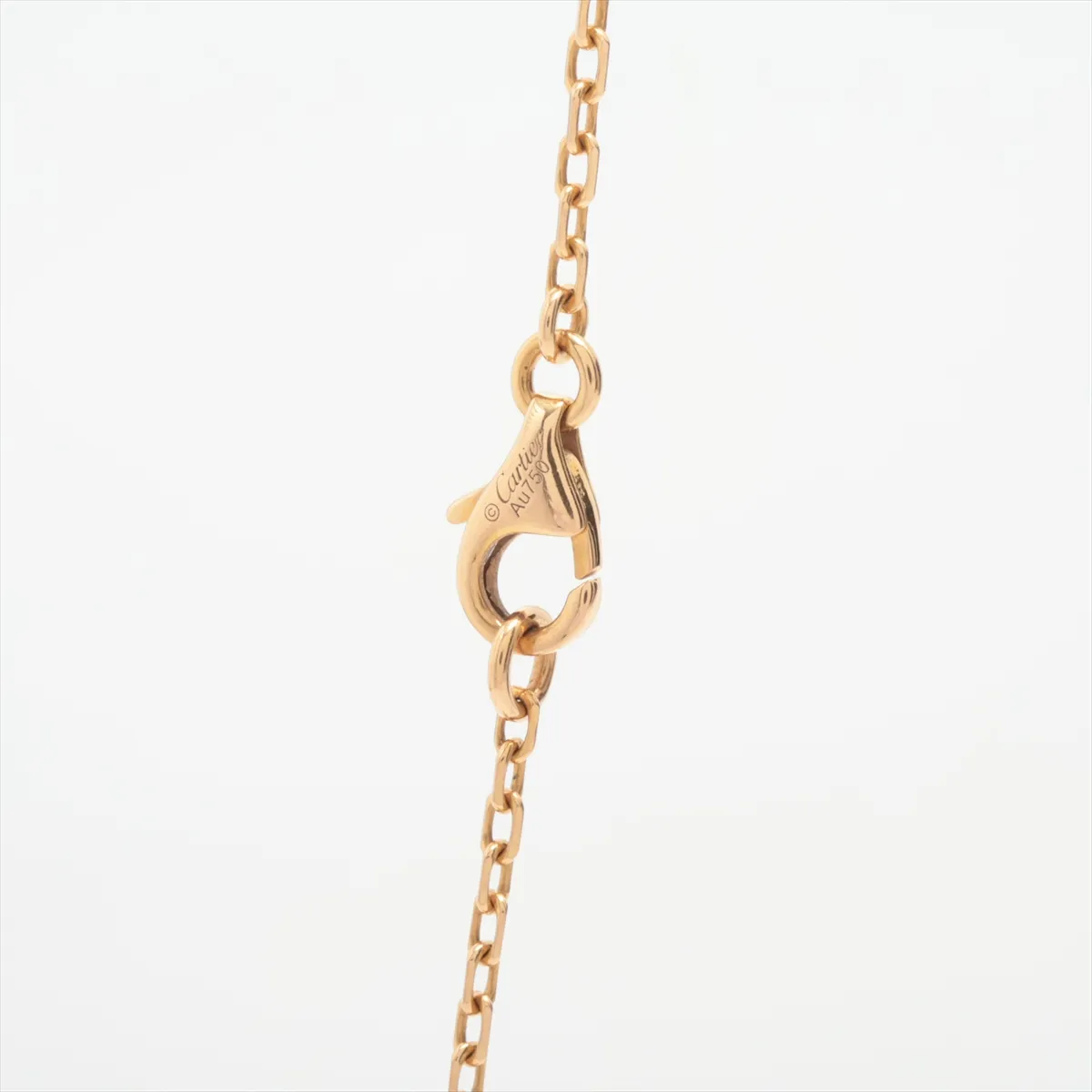 Trinity Diamond Necklace 750 (Yellow Gold x Pink Gold x White Gold) 8.7g BZP869 — view 3