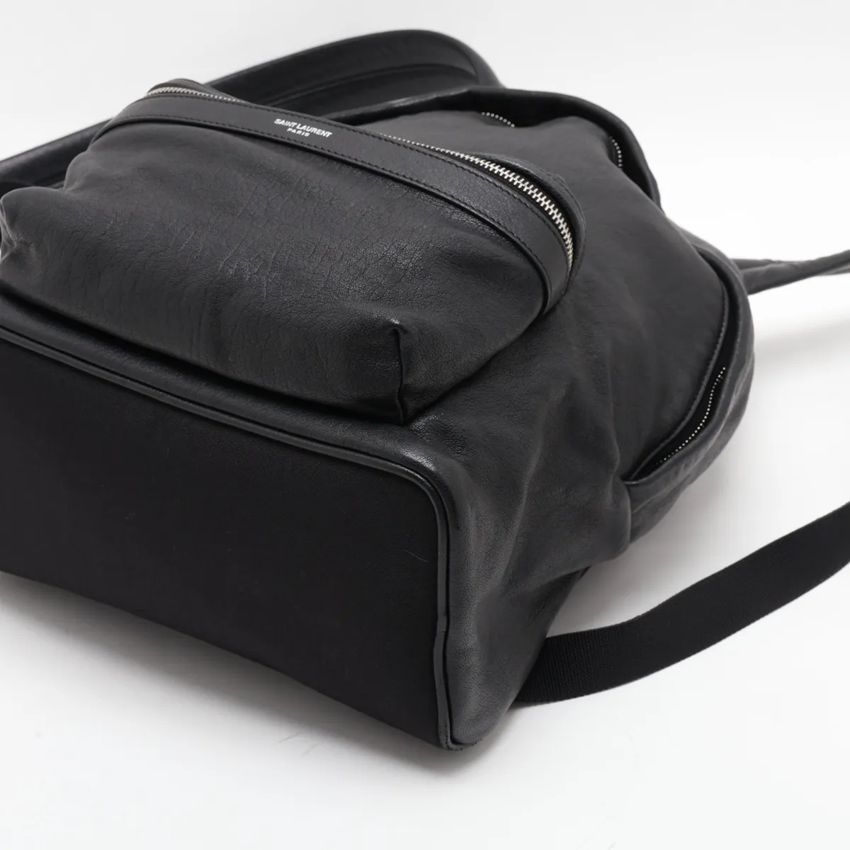 City 508548 Leather Backpack/Rucksack Black — view 3