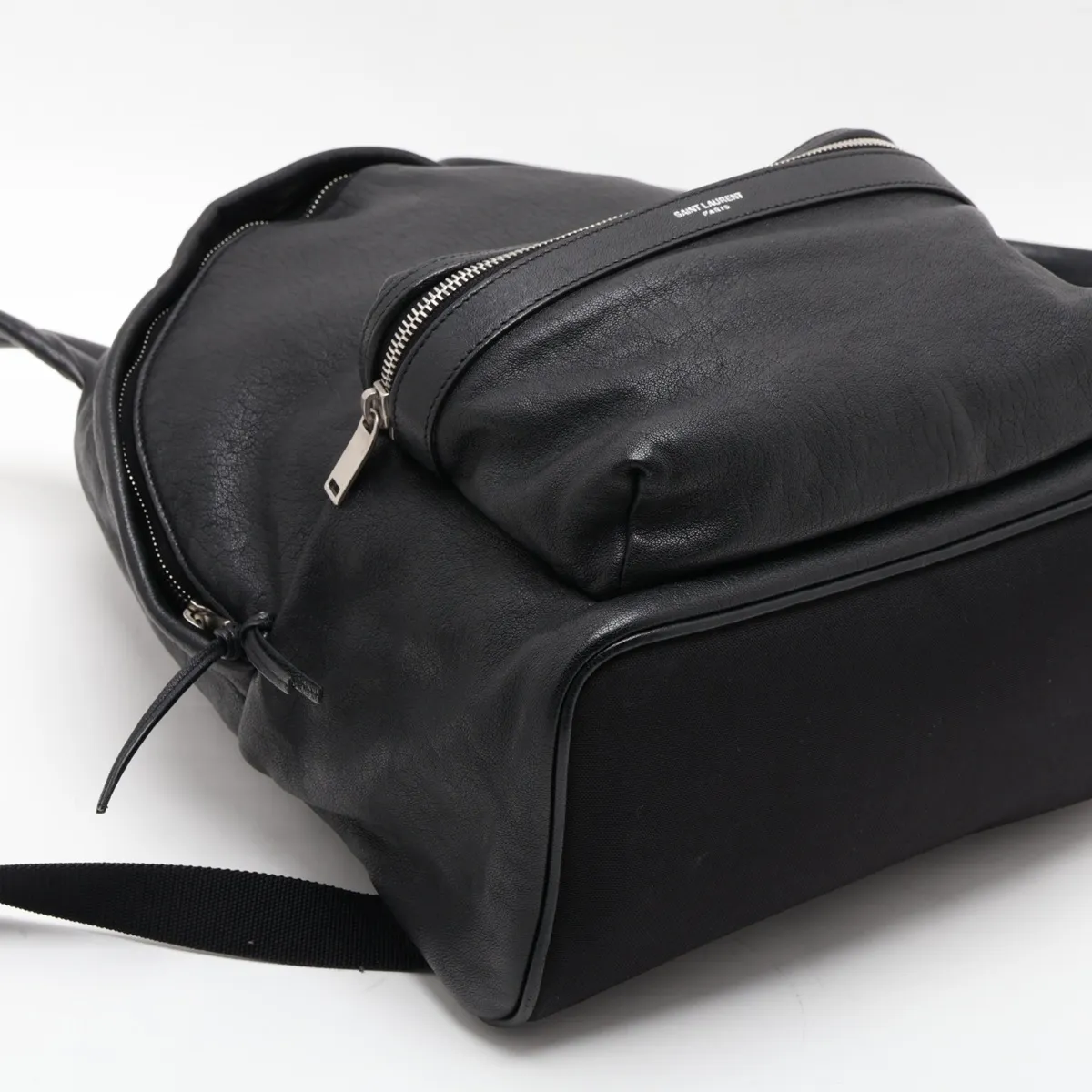 City 508548 Leather Backpack/Rucksack Black — view 4