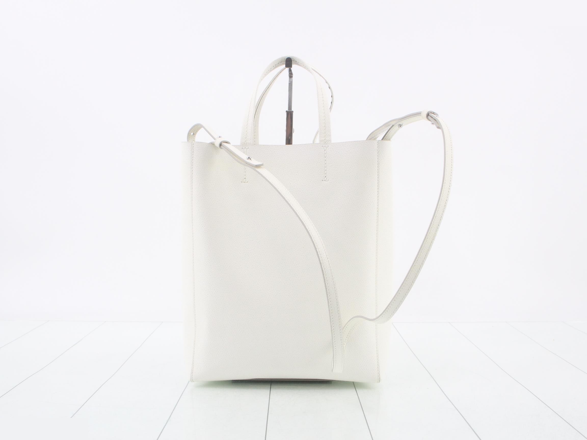 Vertical Cabas Small Leather 2-Way Handbag — view 2