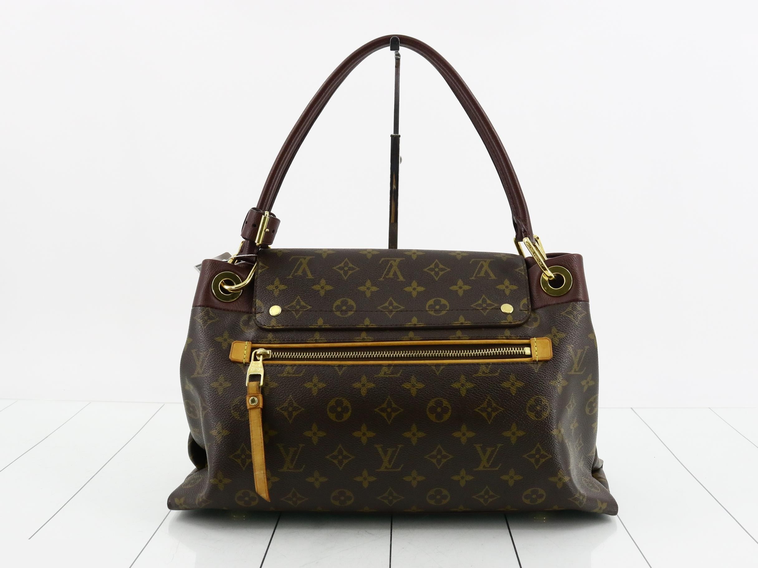 Monogram Olympe Bordeaux Shoulder Bag — view 2