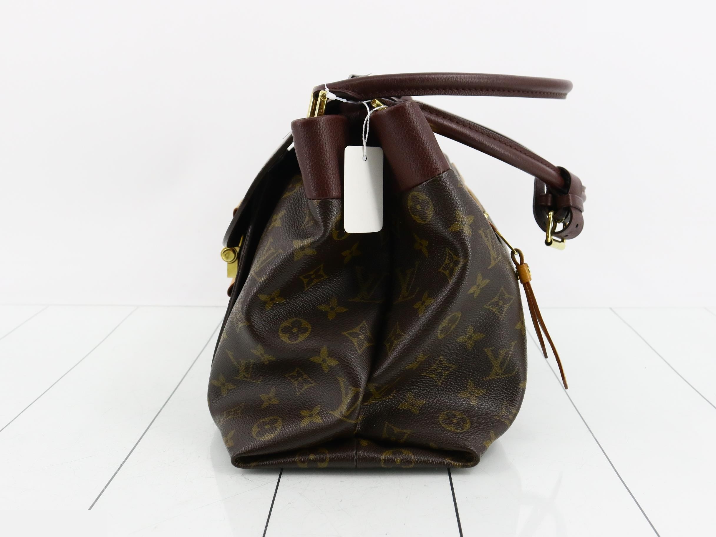 Monogram Olympe Bordeaux Shoulder Bag — view 3