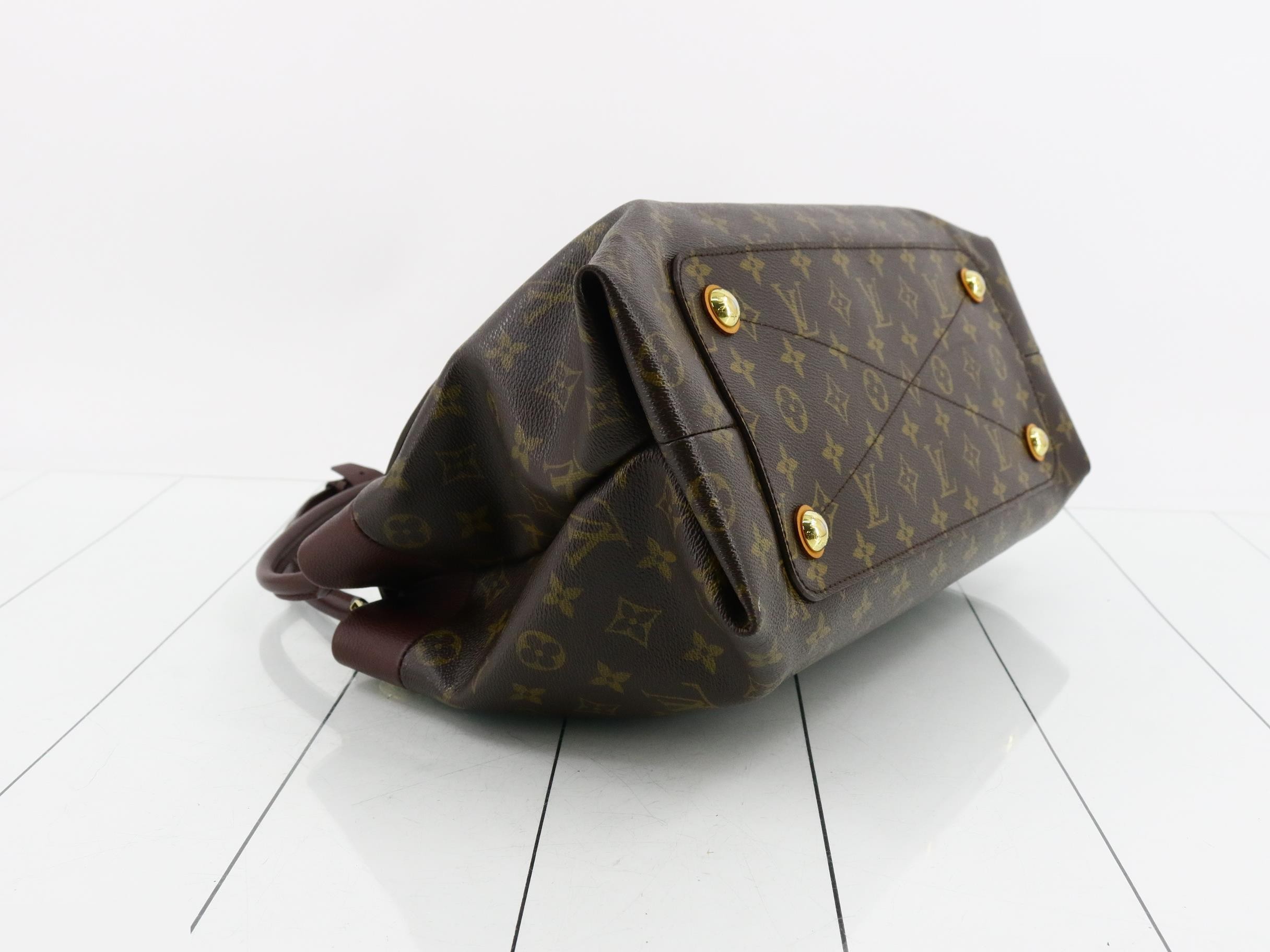 Monogram Olympe Bordeaux Shoulder Bag — view 5