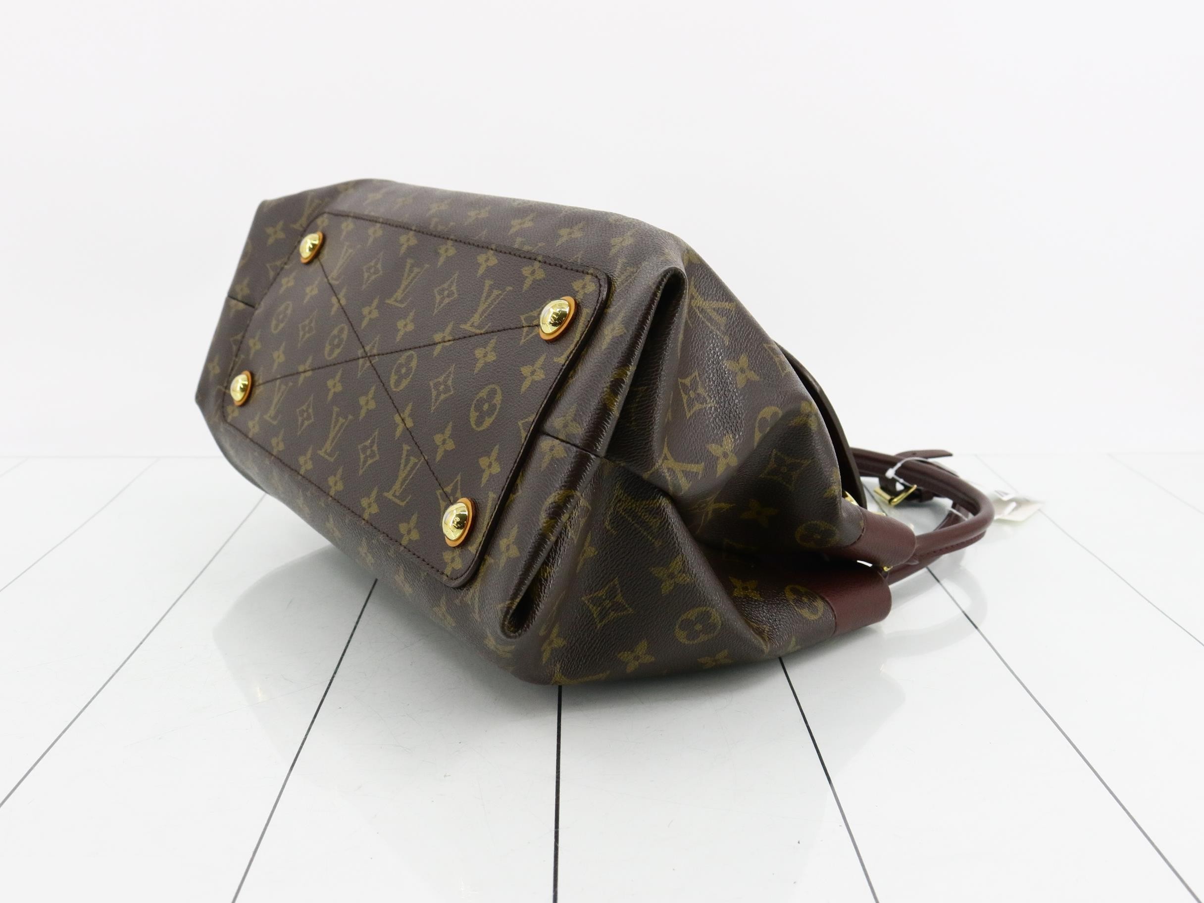 Monogram Olympe Bordeaux Shoulder Bag — view 6
