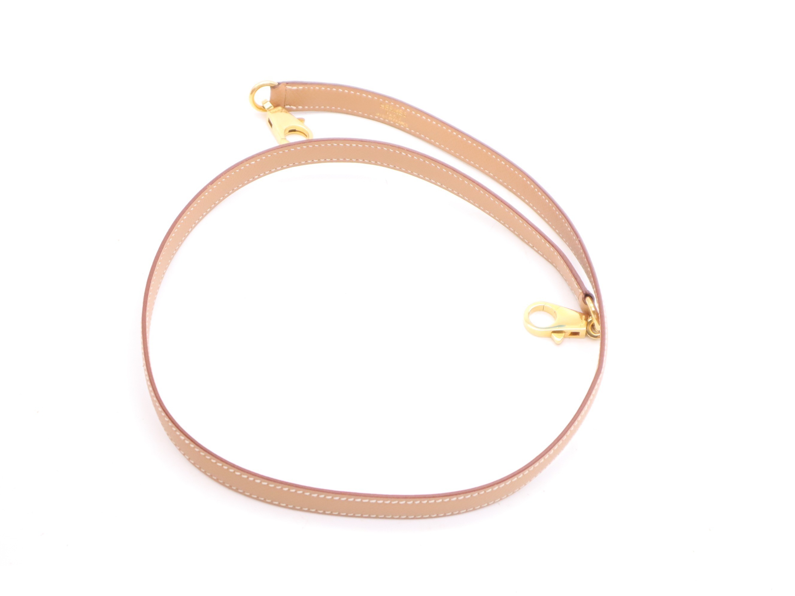 Courchevel Kelly 32, brown beige, gold hardware, C stamp, 1999. — view 8