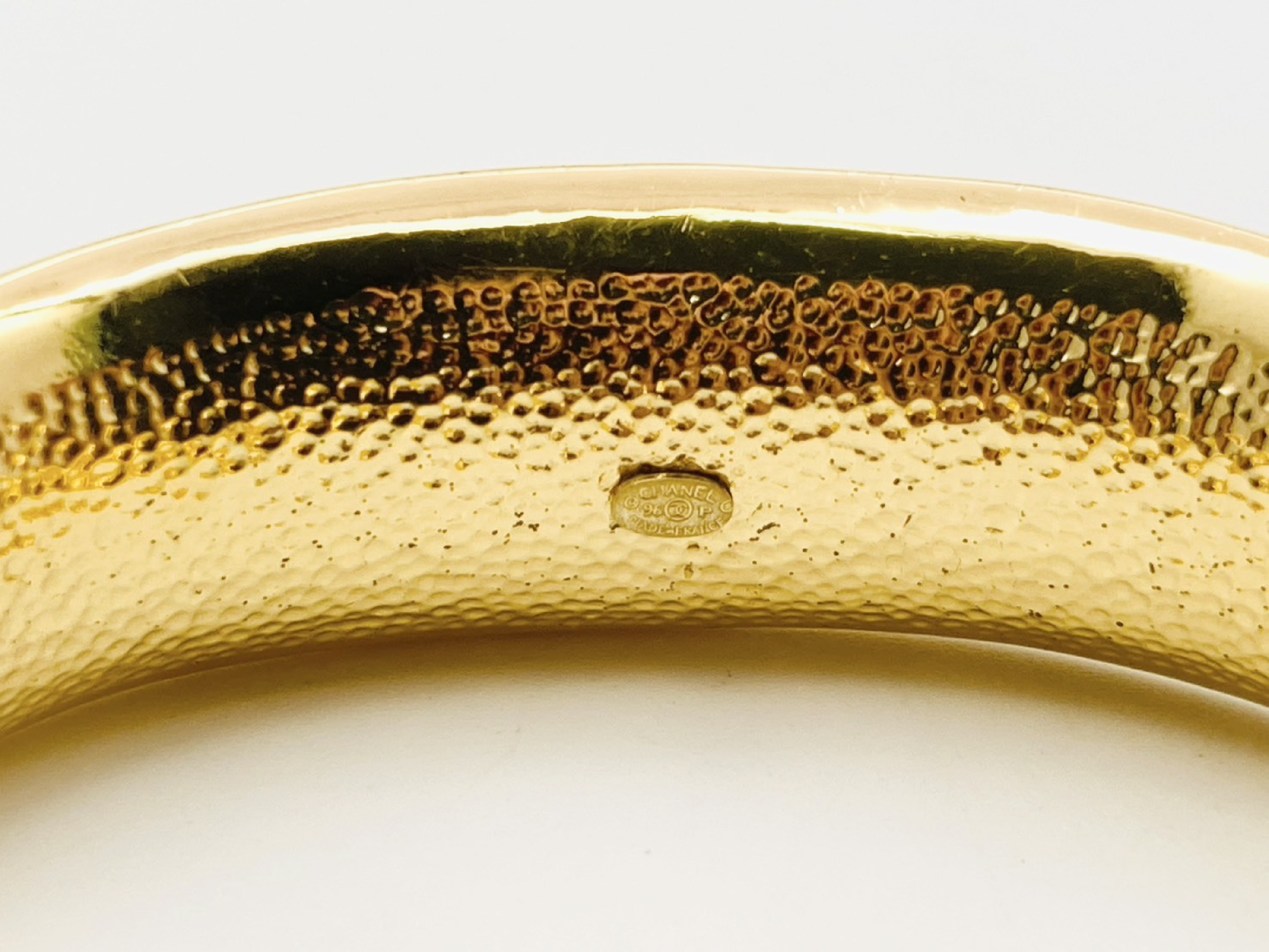 Logo Bangle 96P Gold Bracelet/Bangle — view 3