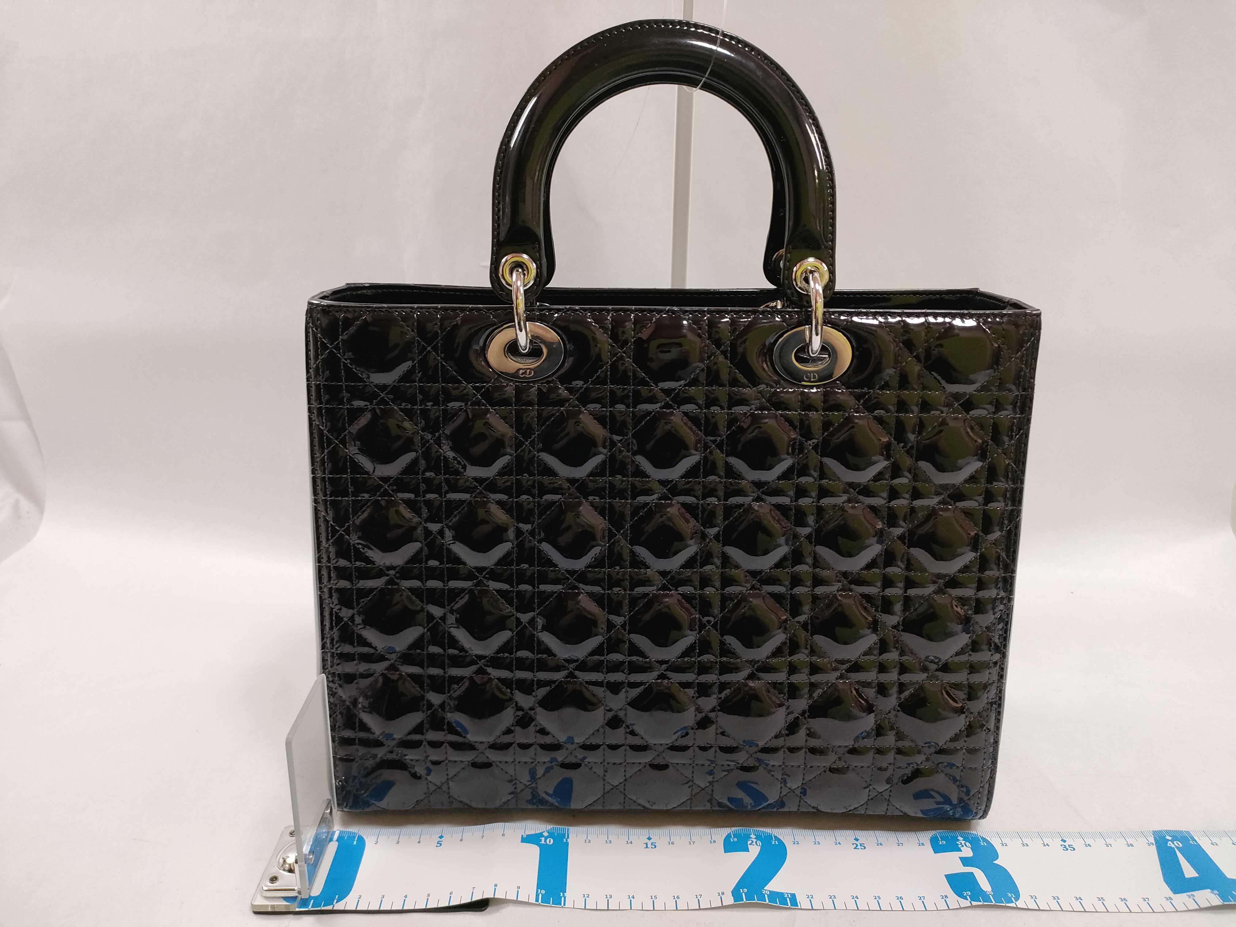 Lady Dior Enamel Lady Handbag — view 2
