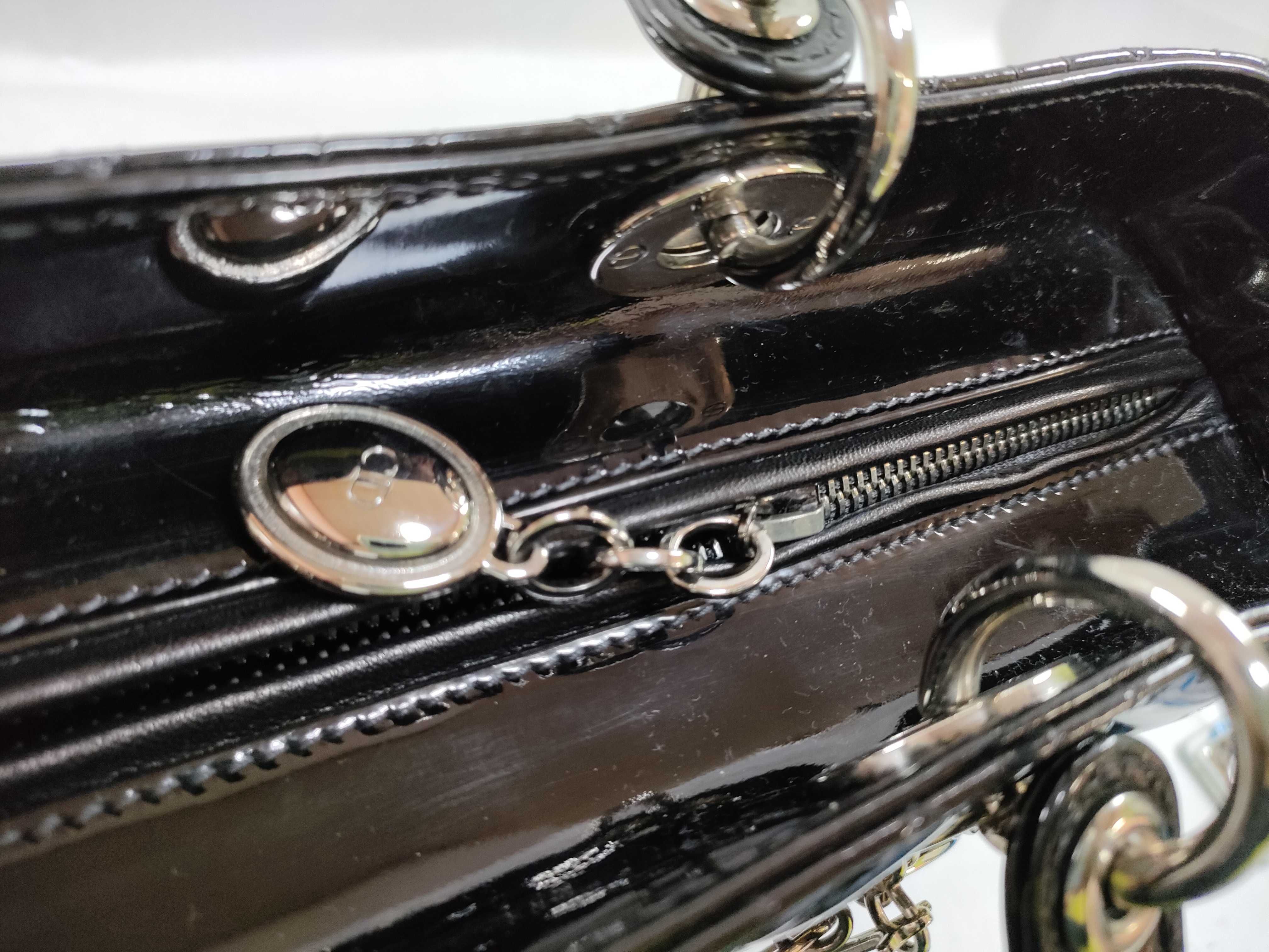 Lady Dior Enamel Lady Handbag — view 8