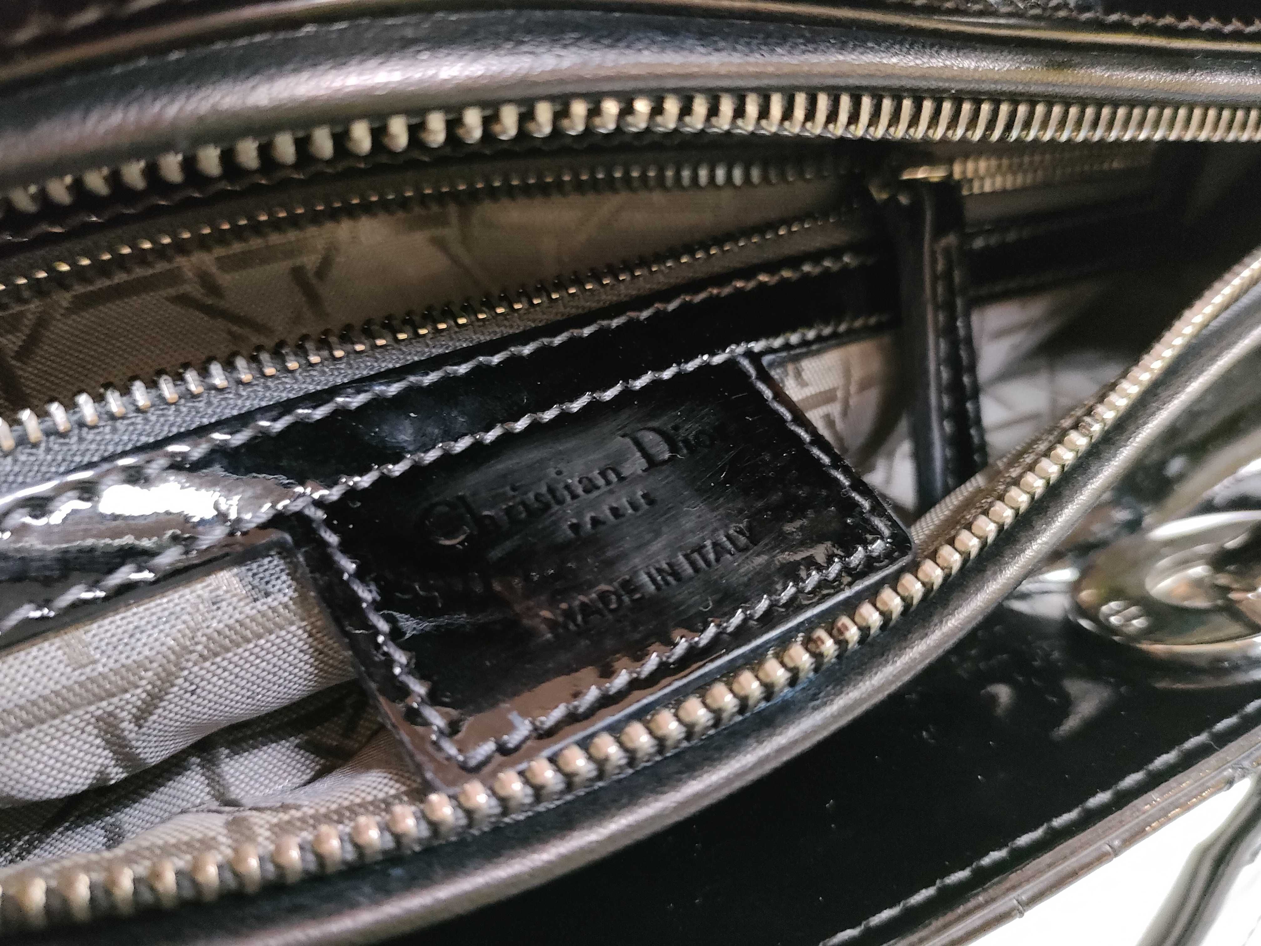 Lady Dior Enamel Lady Handbag — view 10