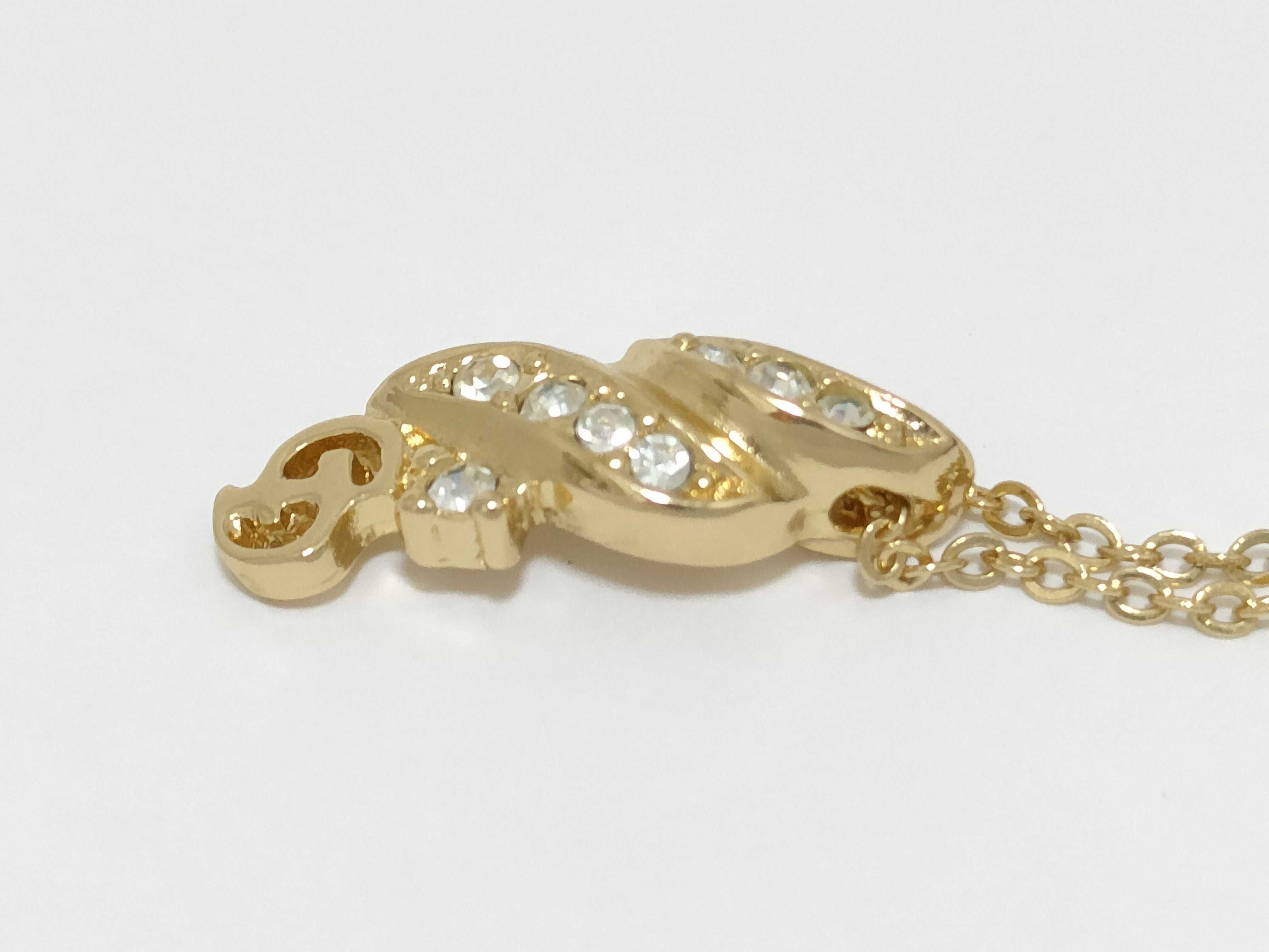 CD Rhinestone Necklace — view 3