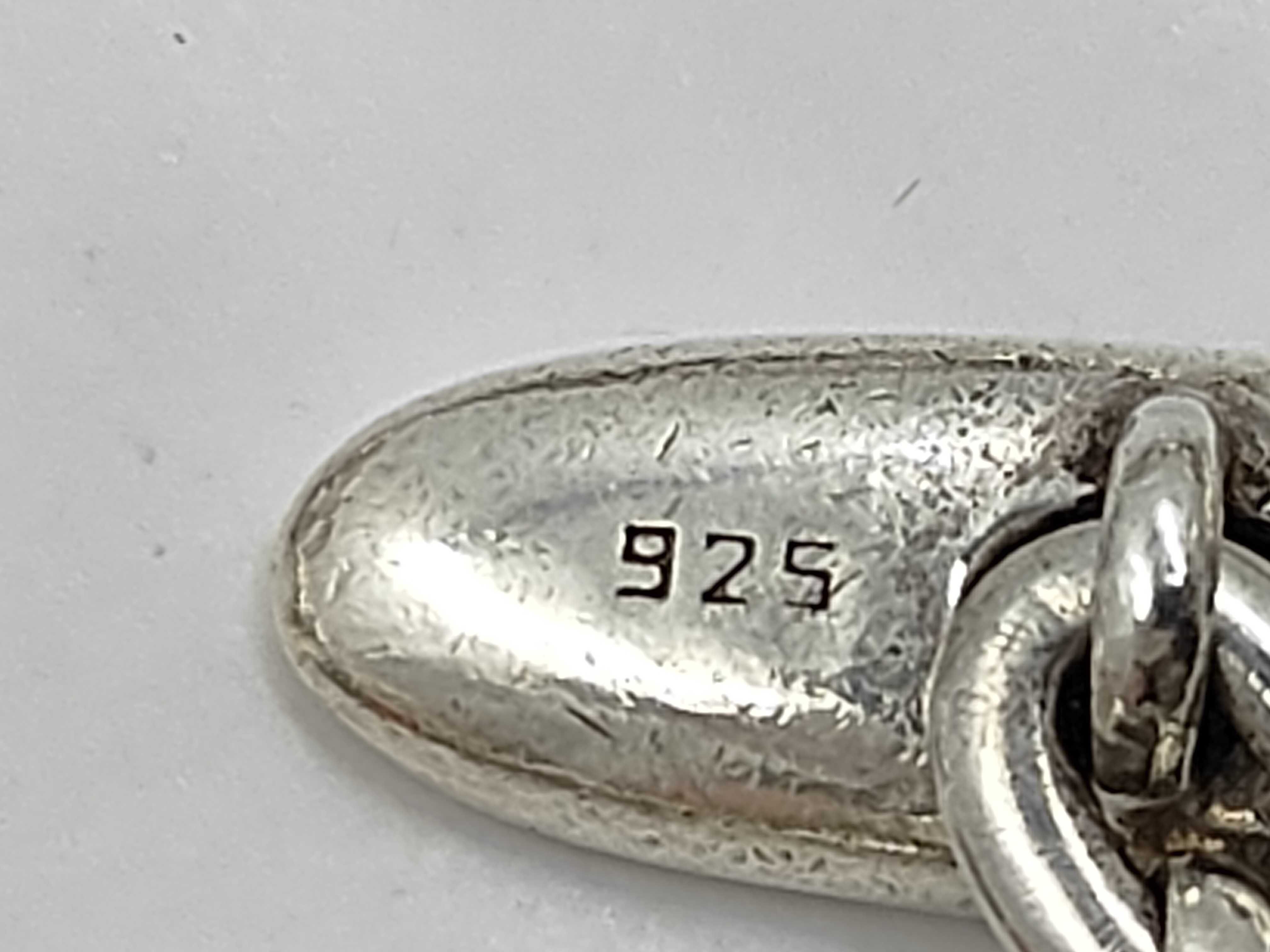 Takue Bracelet, 925 Sterling Silver, 61.7g, 14 links, Bracelet/Bangle — view 4