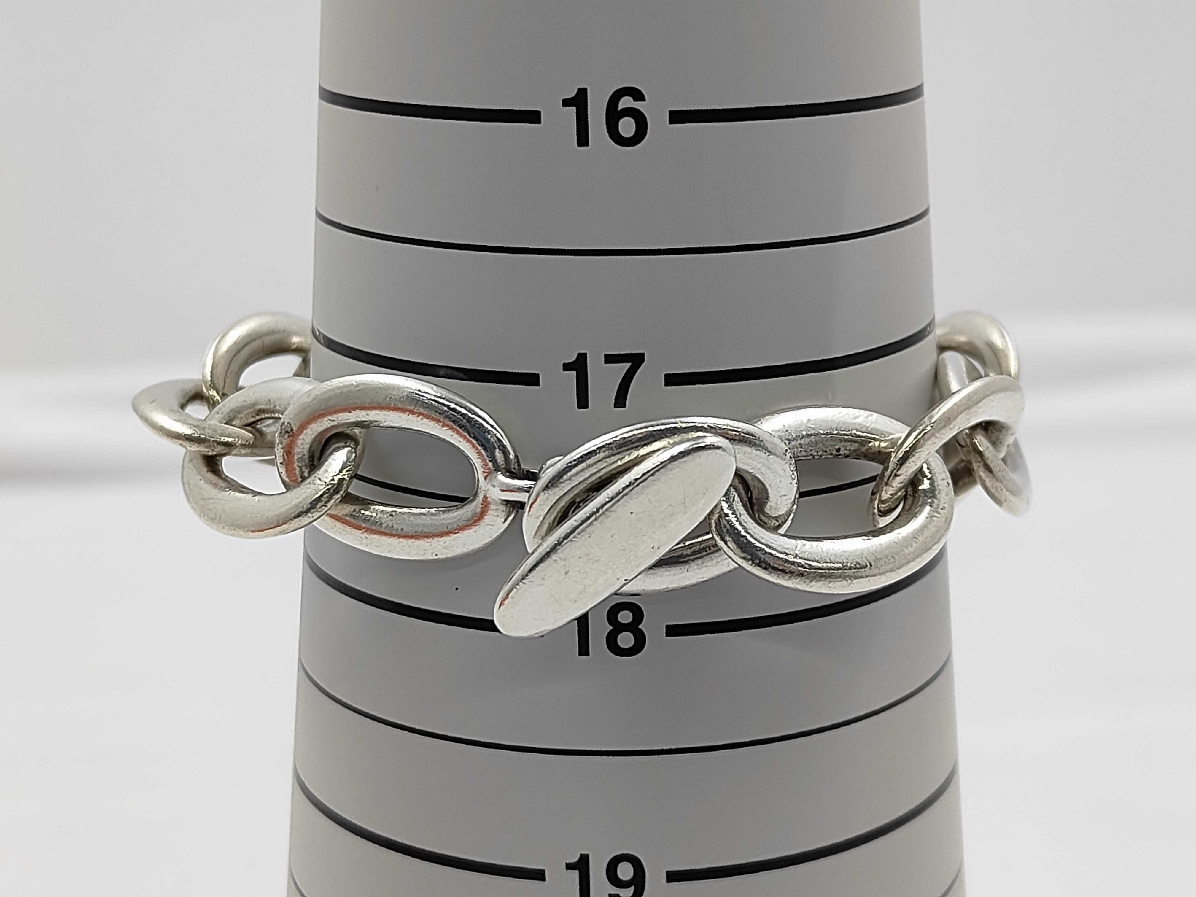 Takue Bracelet, 925 Sterling Silver, 61.7g, 14 links, Bracelet/Bangle — view 6