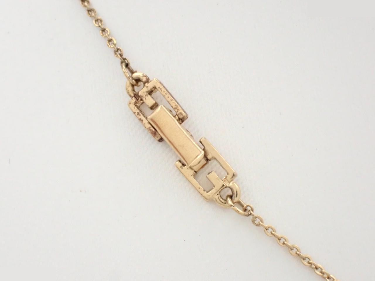 Gold necklace, chain approximately 42cm — view 2