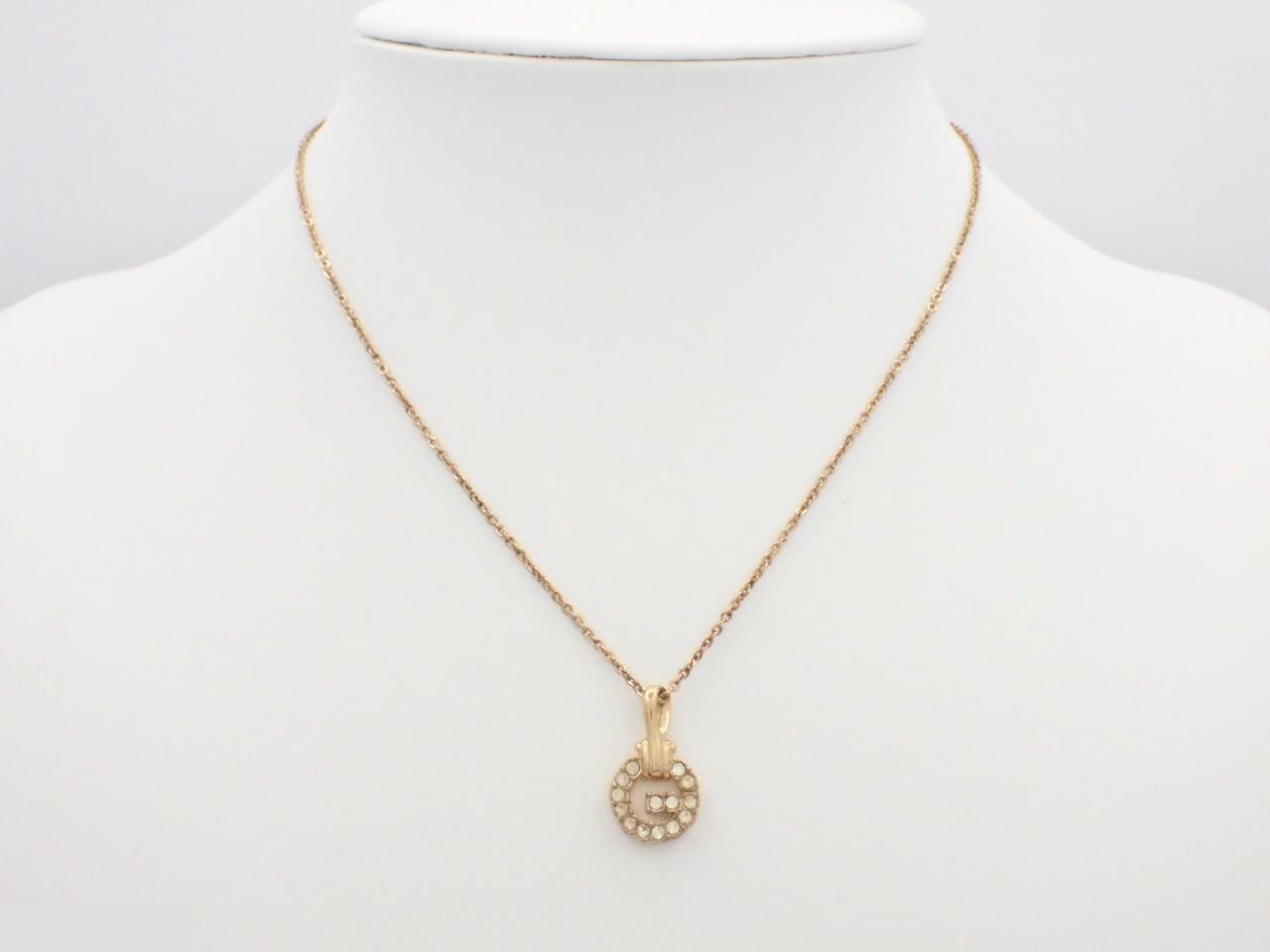 Gold necklace, chain approximately 42cm — view 3