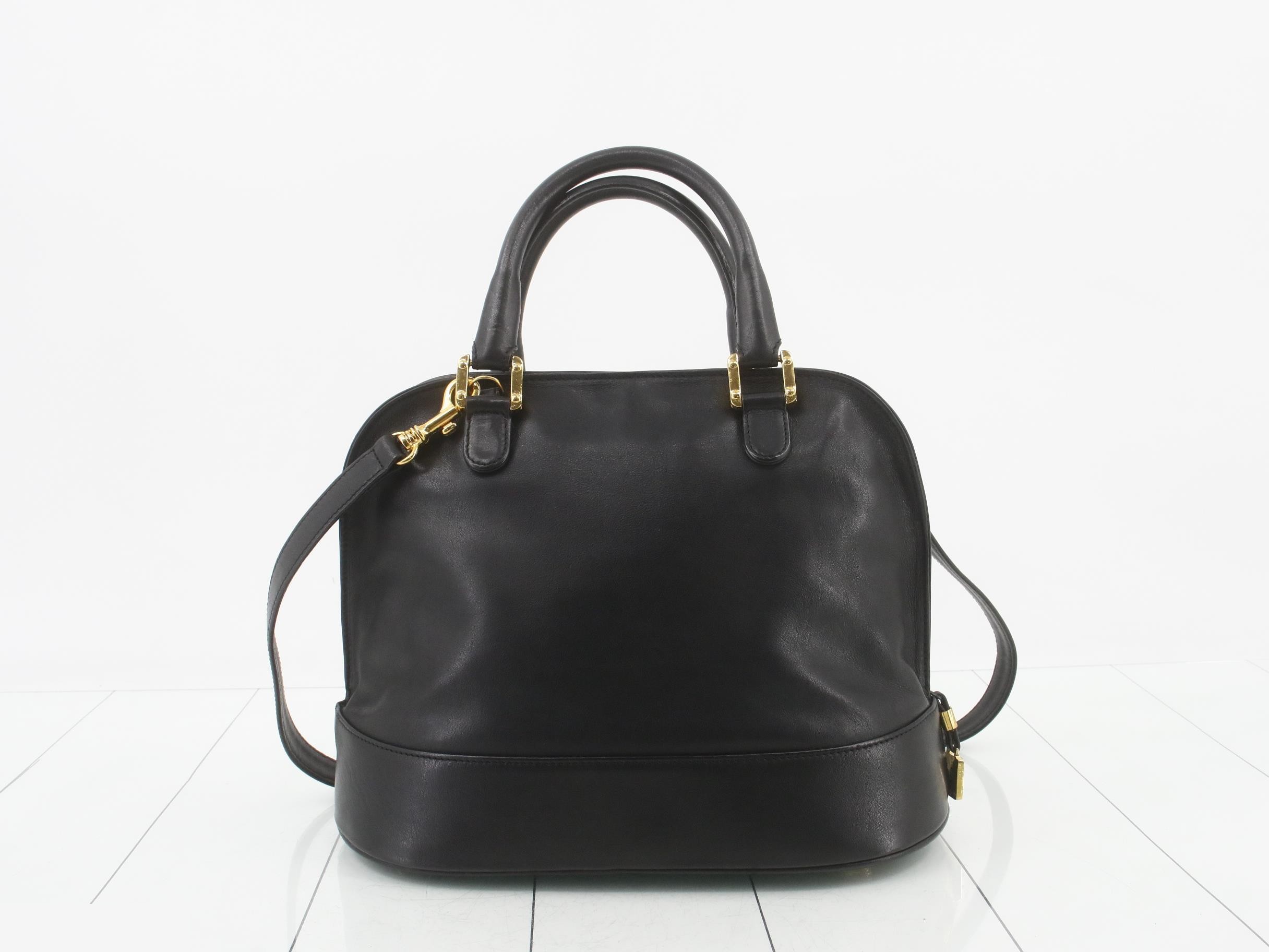 Anagram Leather Black 2-Way Handbag 308 — view 2