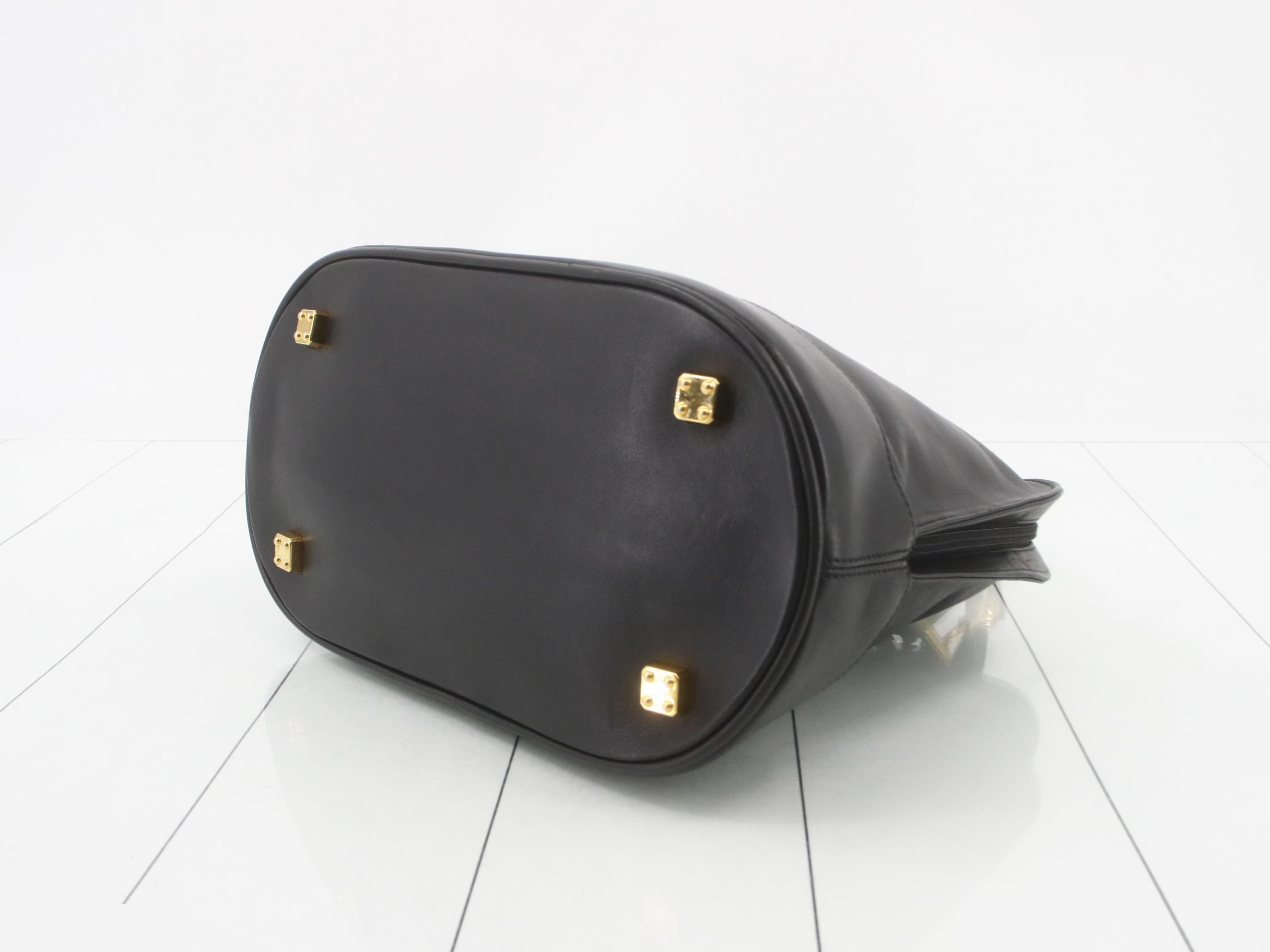 Anagram Leather Black 2-Way Handbag 308 — view 6