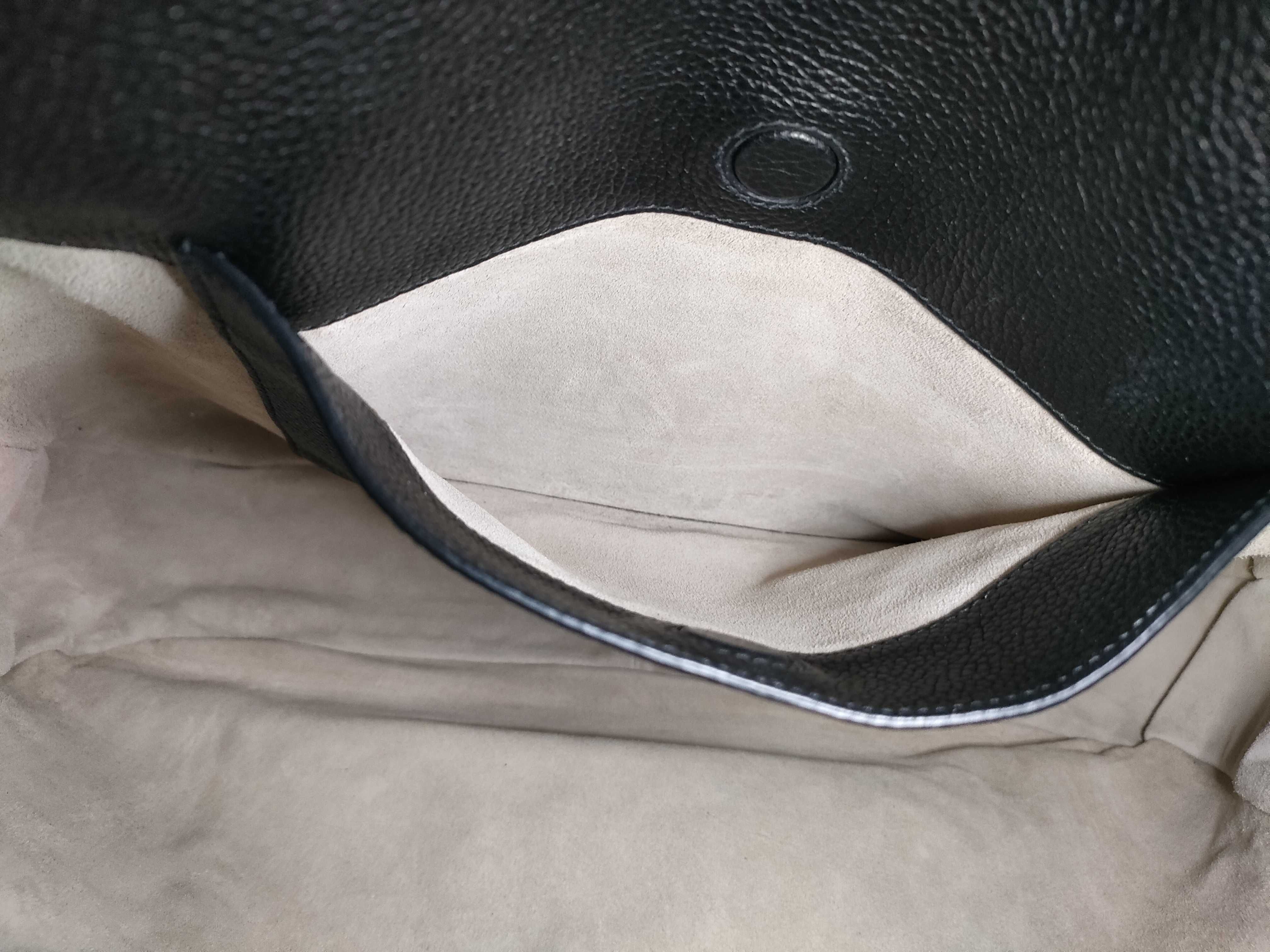 Vitello Daino Shoulder Bag, Black, 1BC028 (Shoulder Bag) — view 11