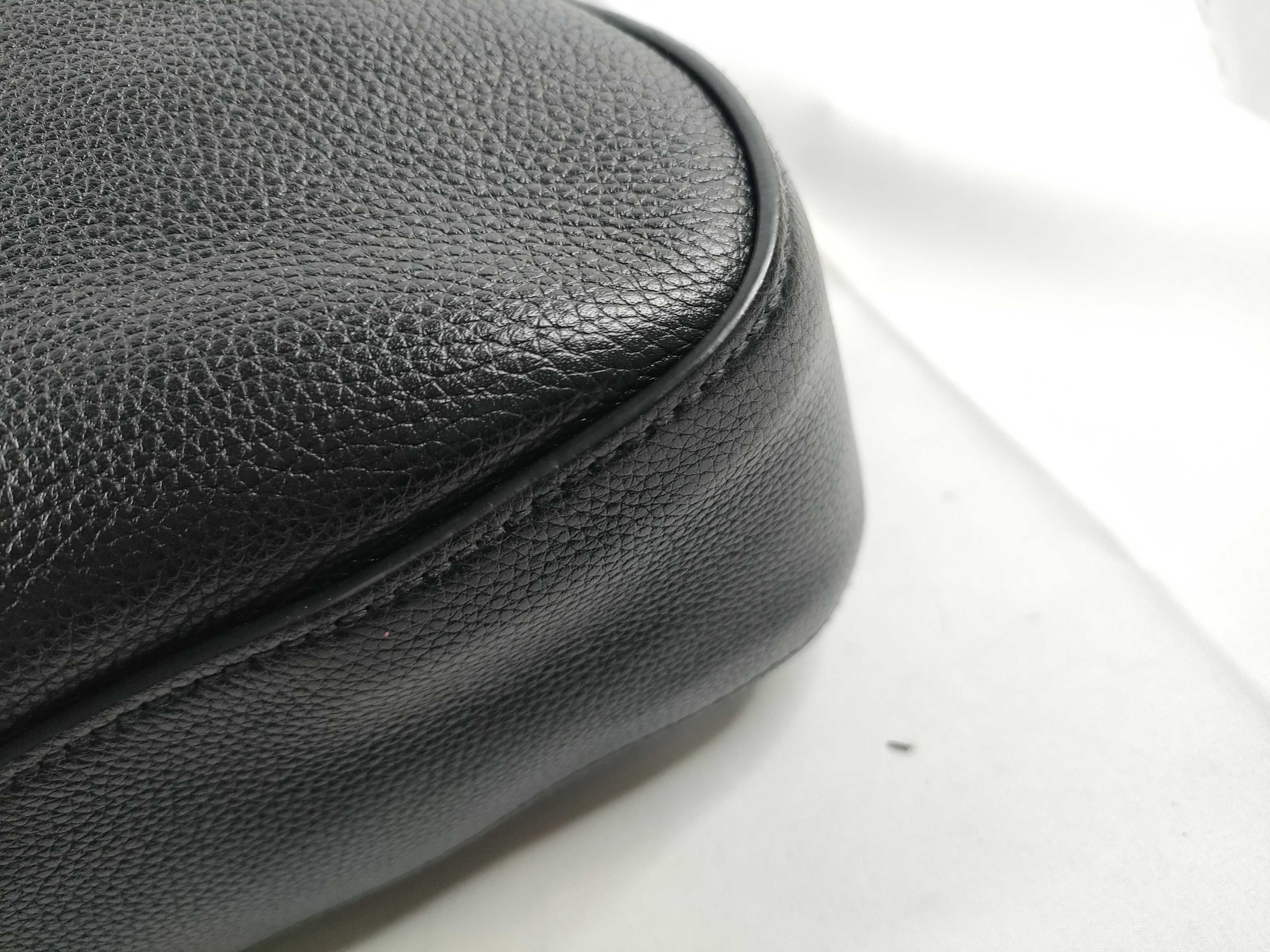 Vitello Daino Shoulder Bag, Black, 1BC028 (Shoulder Bag) — view 5