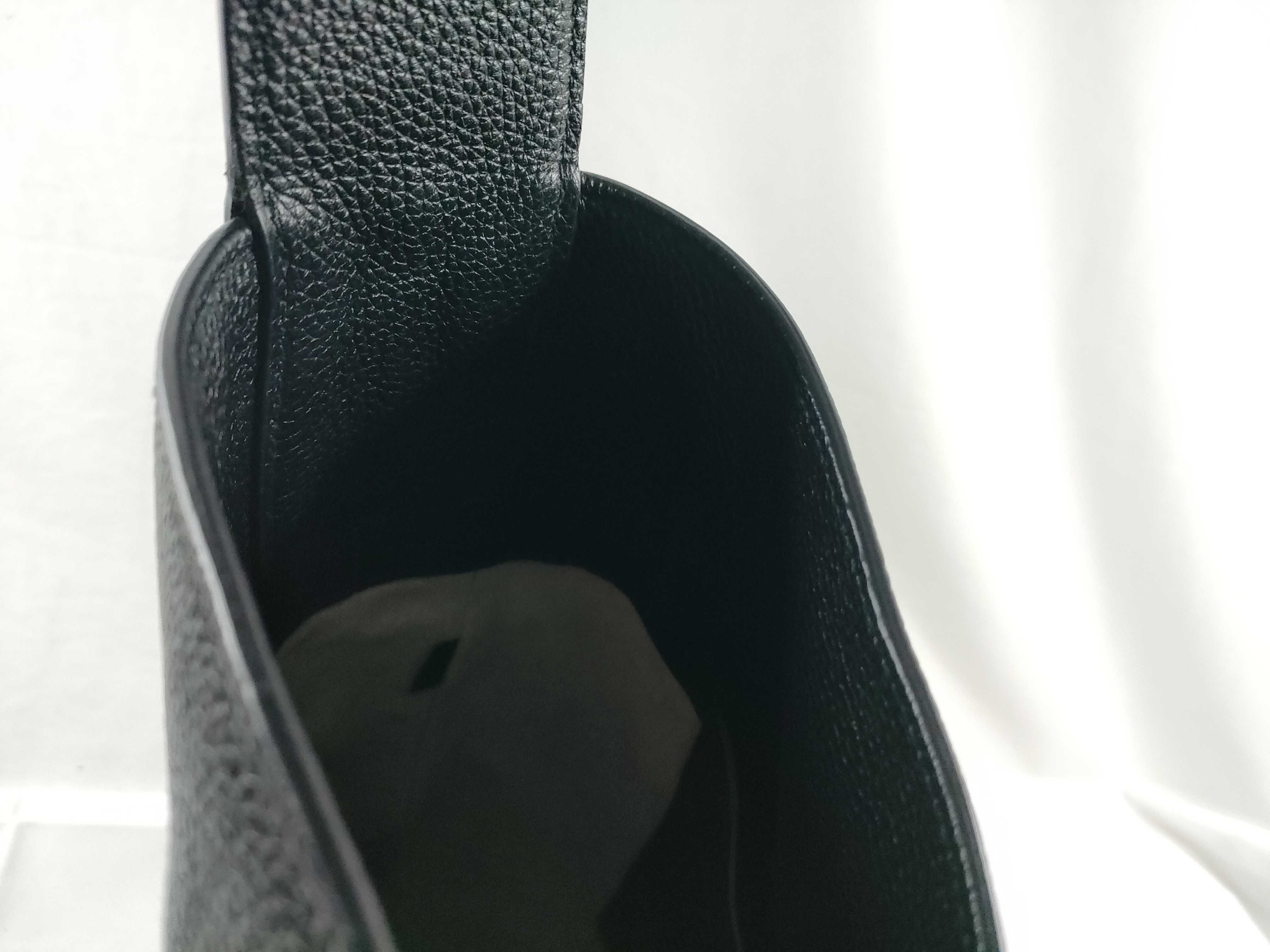 Vitello Daino Shoulder Bag, Black, 1BC028 (Shoulder Bag) — view 8