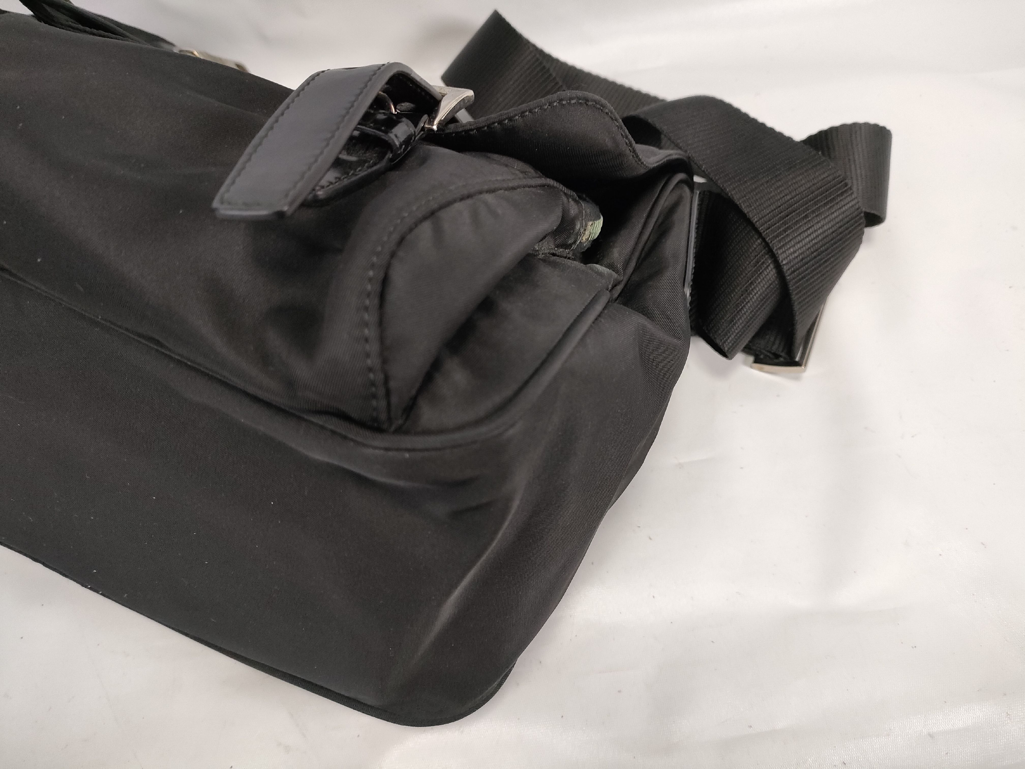 Nylon Messenger Shoulder Bag — view 6